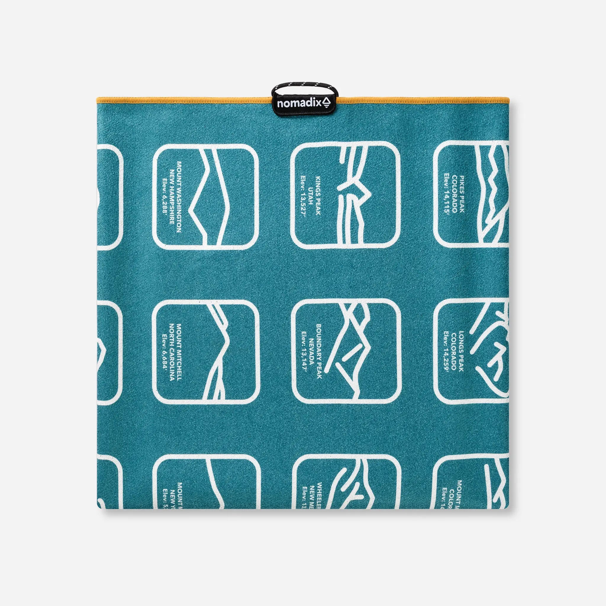 Nomadix Original Towel: Peaks of the World Teal Ocean