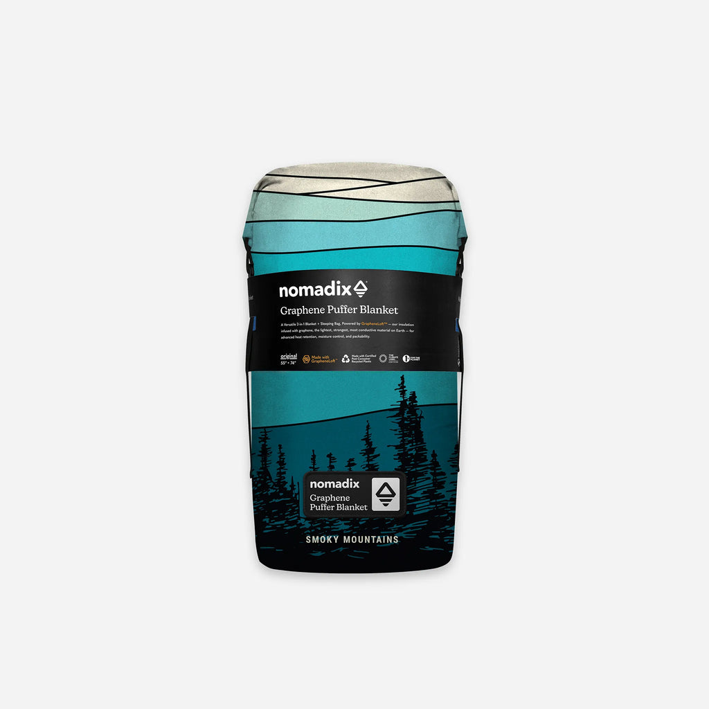 Nomadix Graphene Puffer Blanket: Smoky Mountain