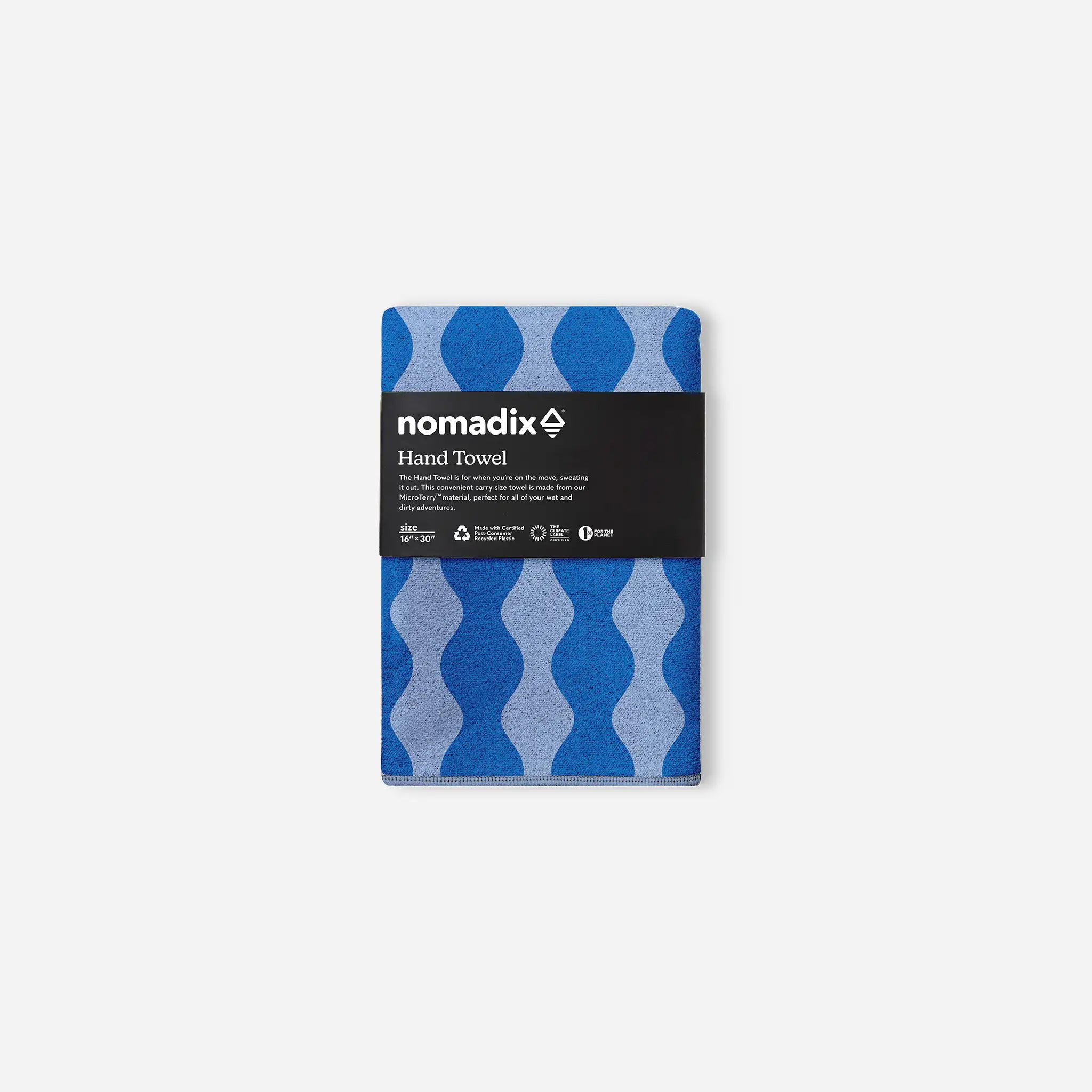 Nomadix Hand Towel: Slack Tide Coastal Blue