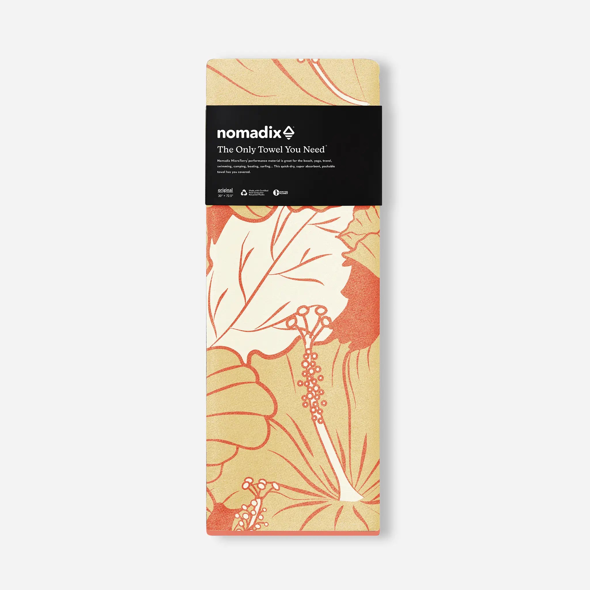 Nomadix Original Towel: Hibiscus Expedition Orange