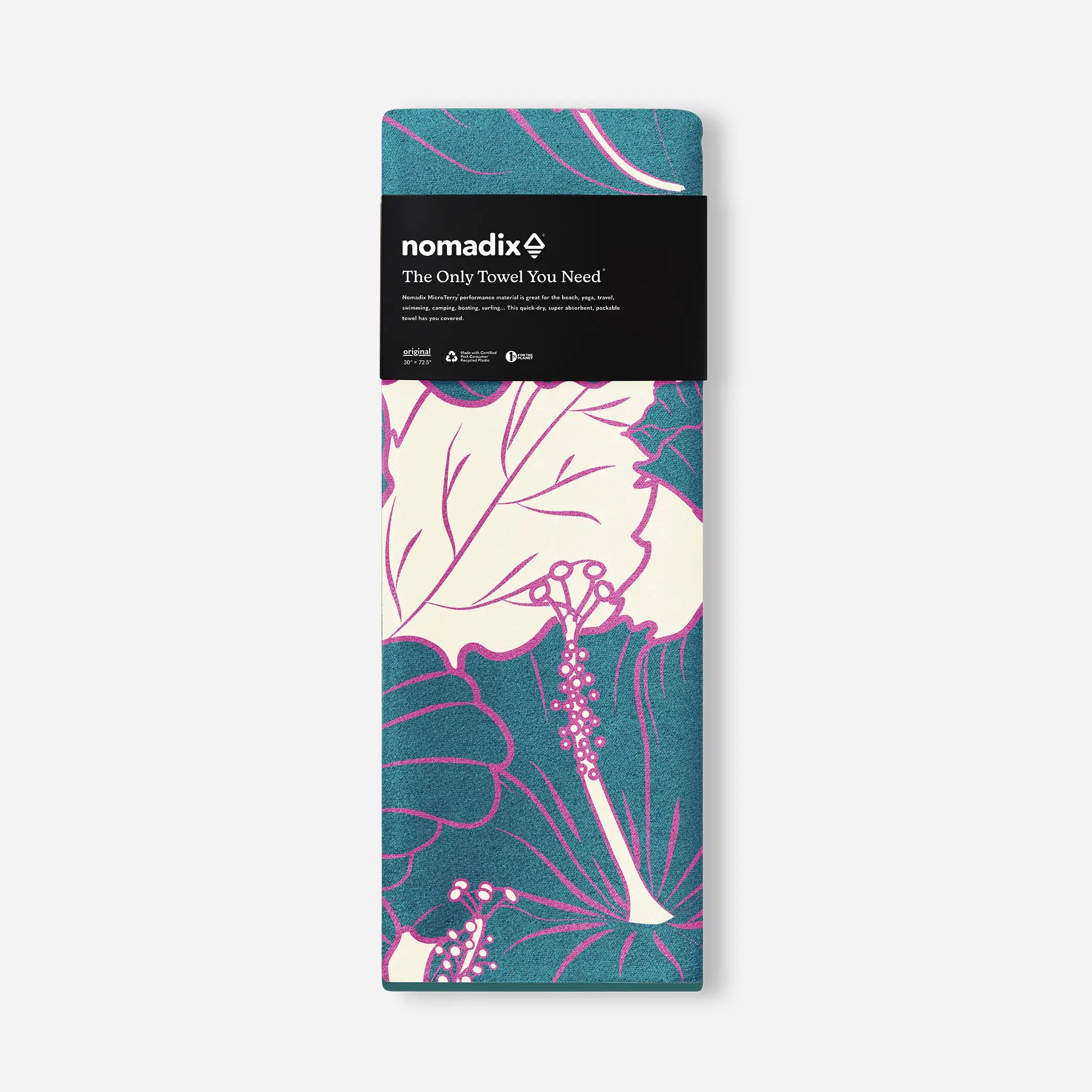 Nomadix Original Towel: Hibiscus Teal Ocean