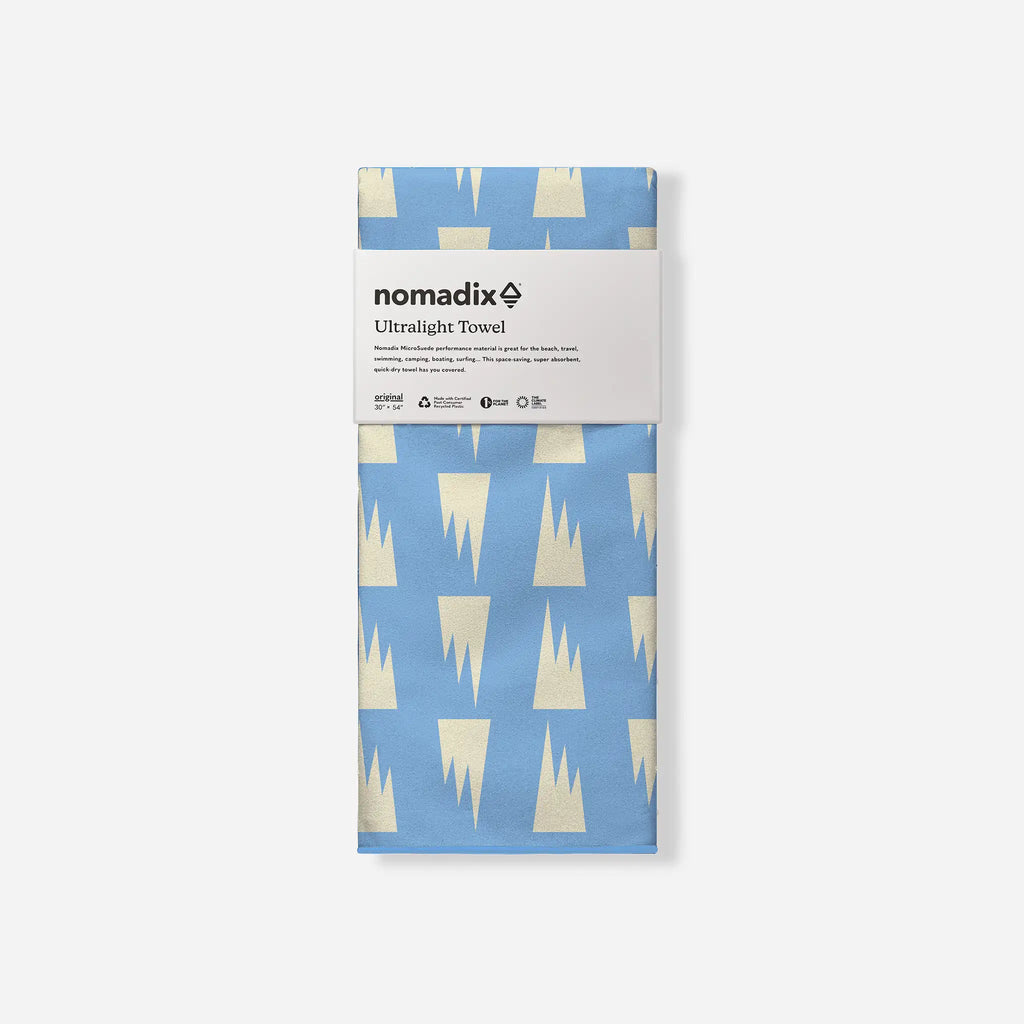 Nomadix Ultralight Towel: Summit Coastal Blue