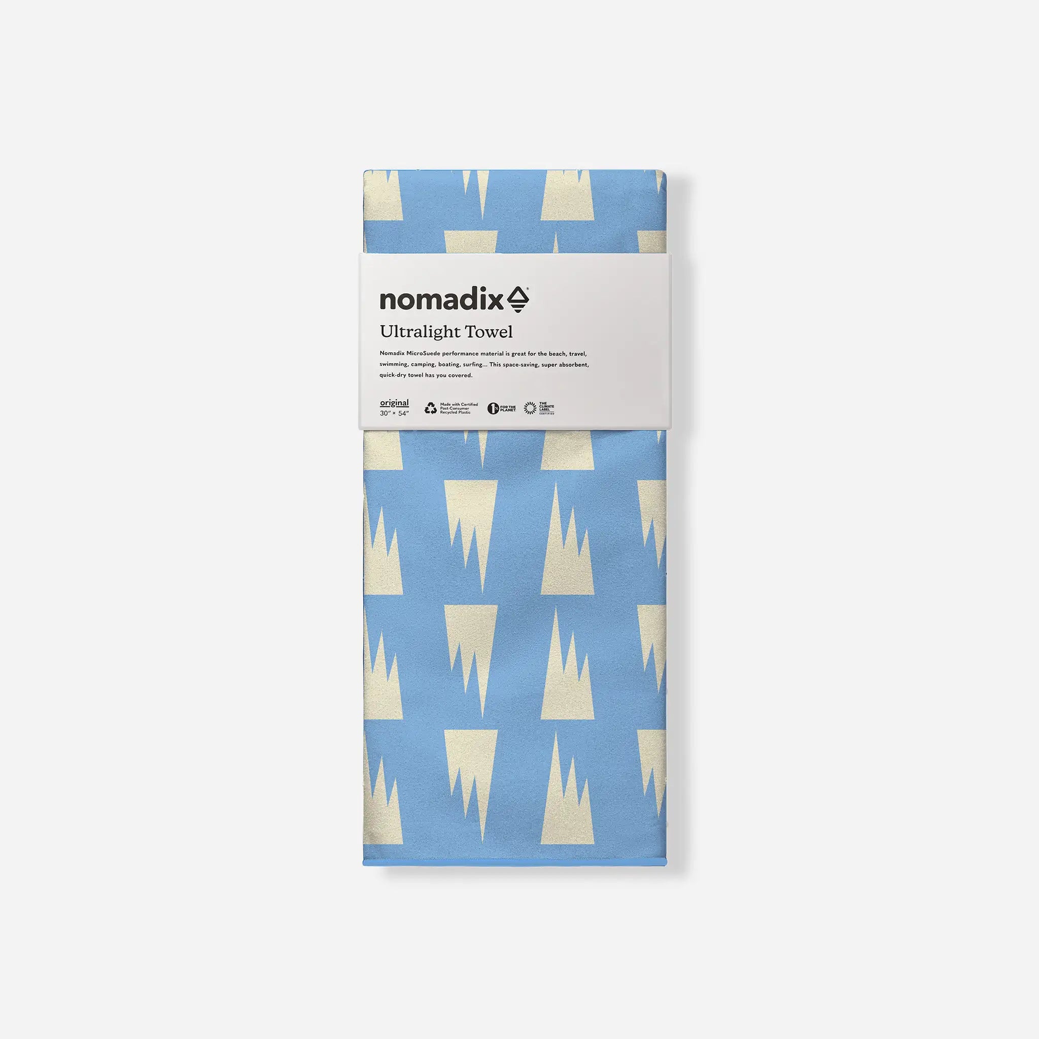 Nomadix Ultralight Towel: Summit Coastal Blue