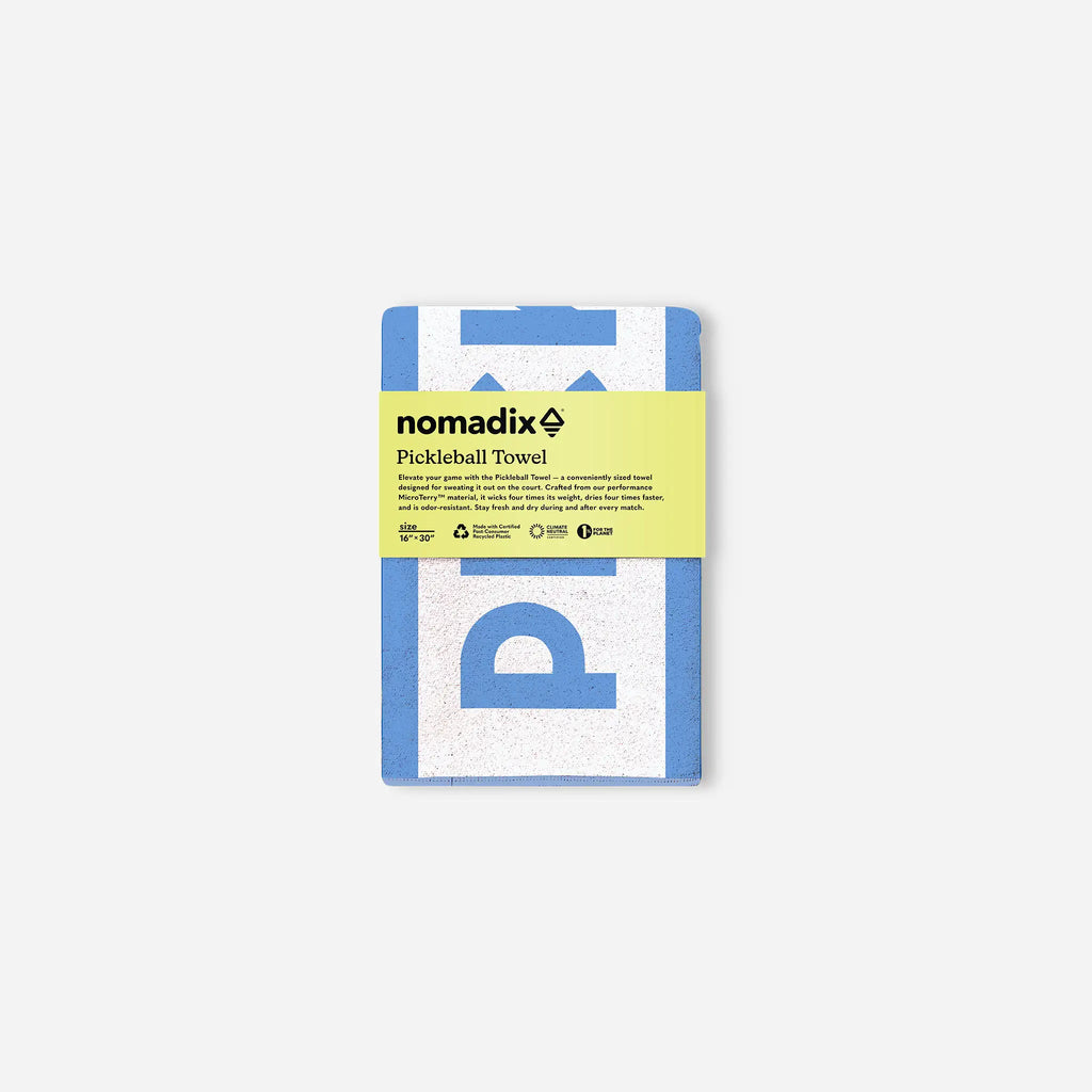 Nomadix Pickleball Towel: Pickleball Coastal Blue