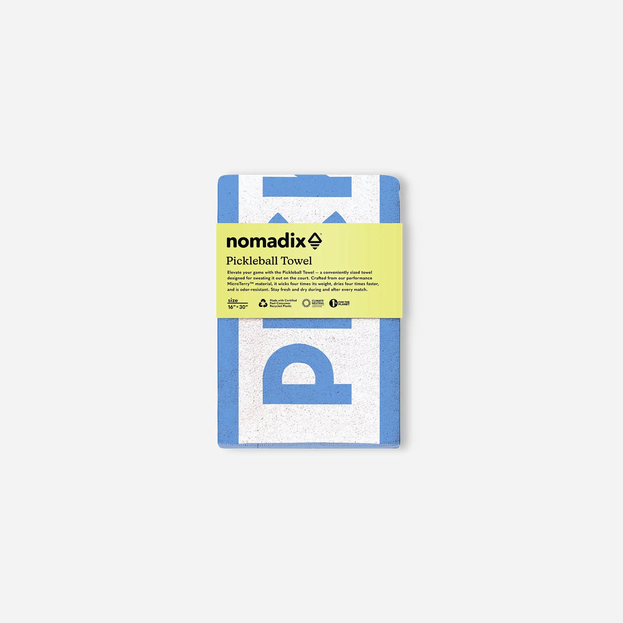 Nomadix Pickleball Towel: Pickleball Coastal Blue