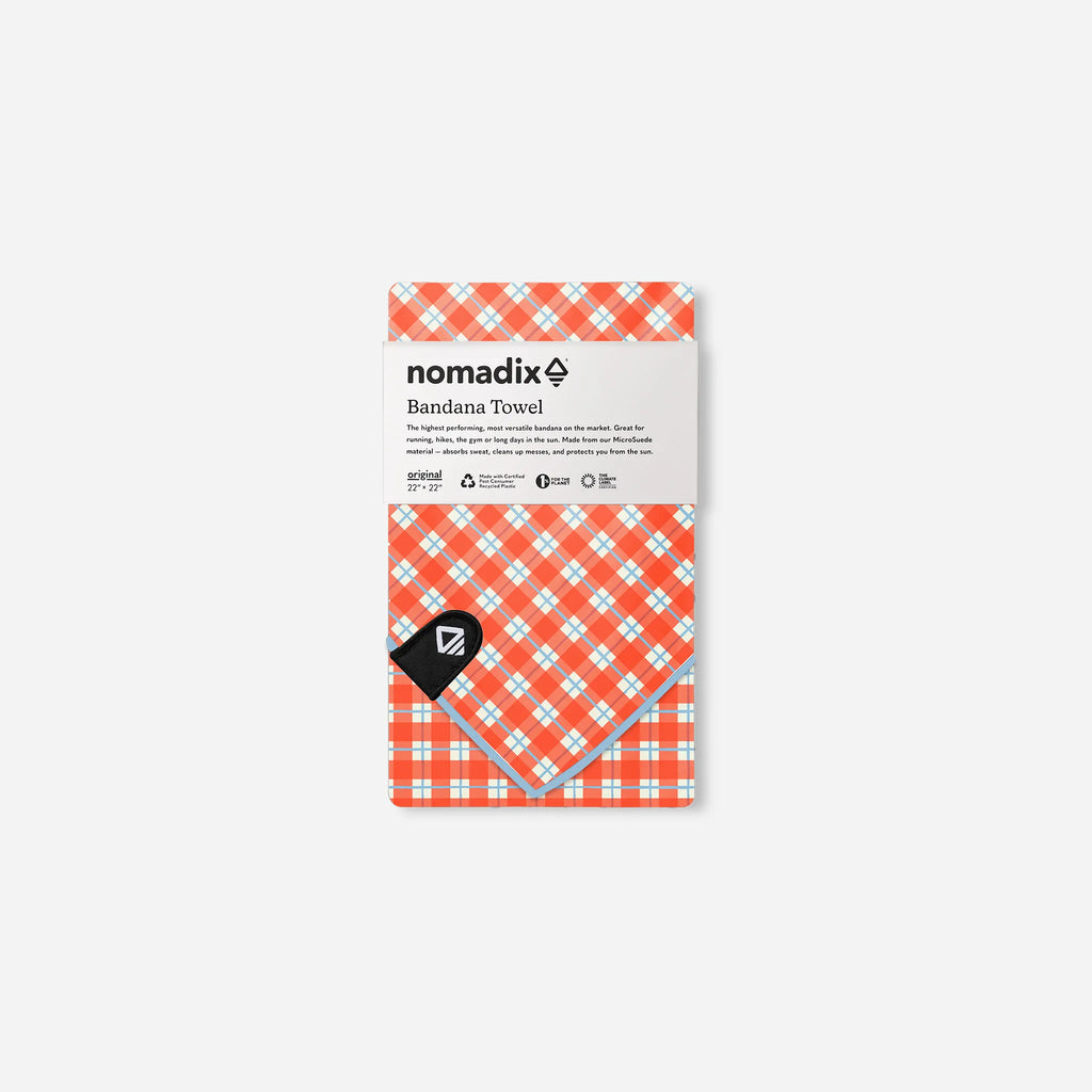 Bandana Towel: Gingham Picnic