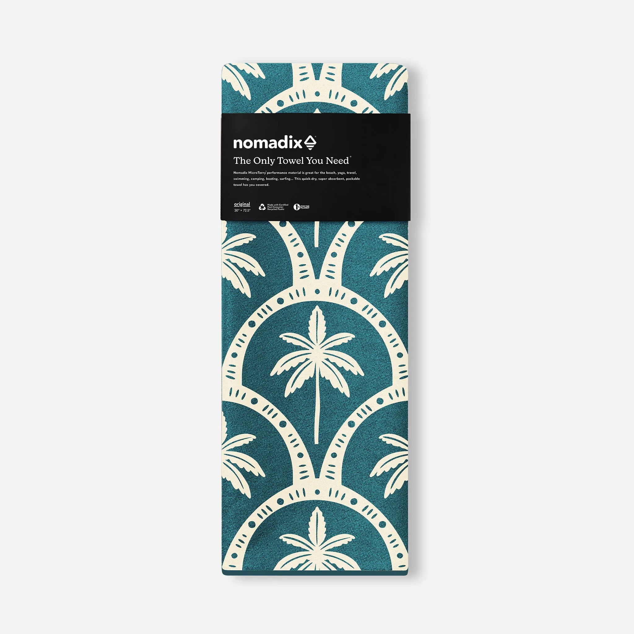 Nomadix Original Towel: Palms Resort Teal Ocean