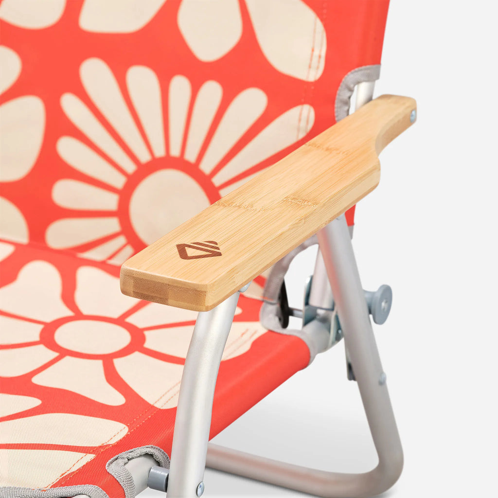 Nomadix Easy Chair: Big Flowers Expedition Orange