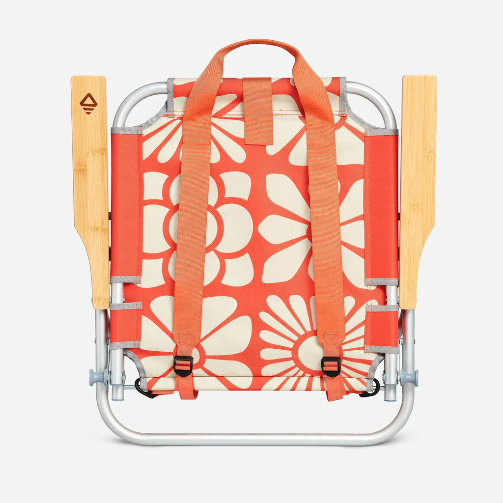 Nomadix Easy Chair: Big Flowers Expedition Orange