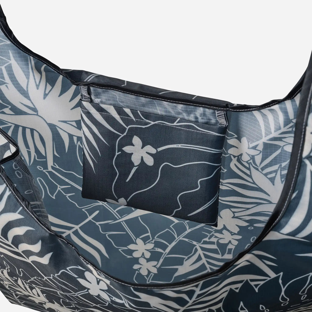 Nomadix Pocket Tote: Retro Palms Black