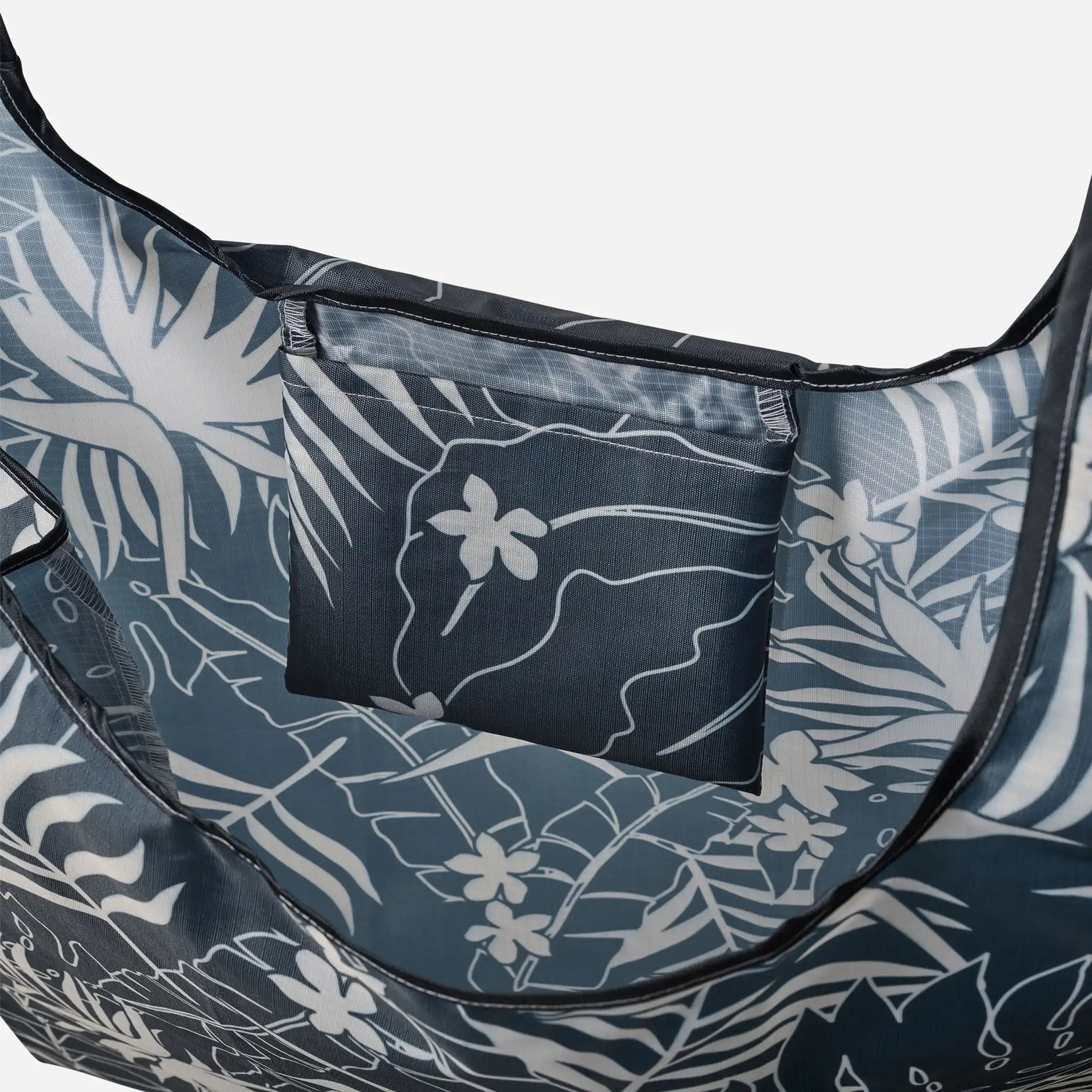 Nomadix Pocket Tote: Retro Palms Black