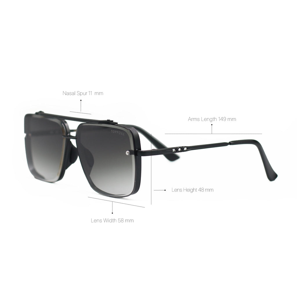 Smaller Bella Midnight - Tangle Free Aviator Sunglasses