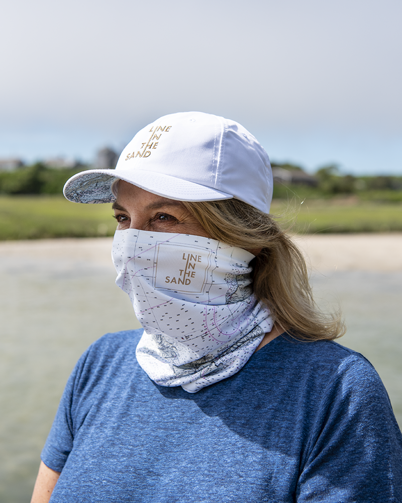 Line In The Sand Nautical Chart Solar Gaiter