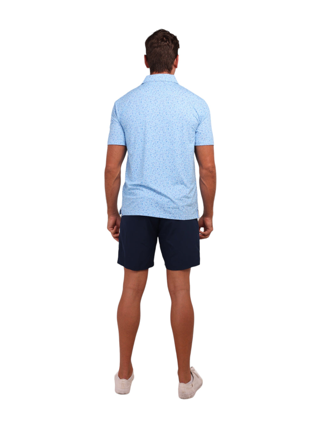 White Water Spirits Print Polo