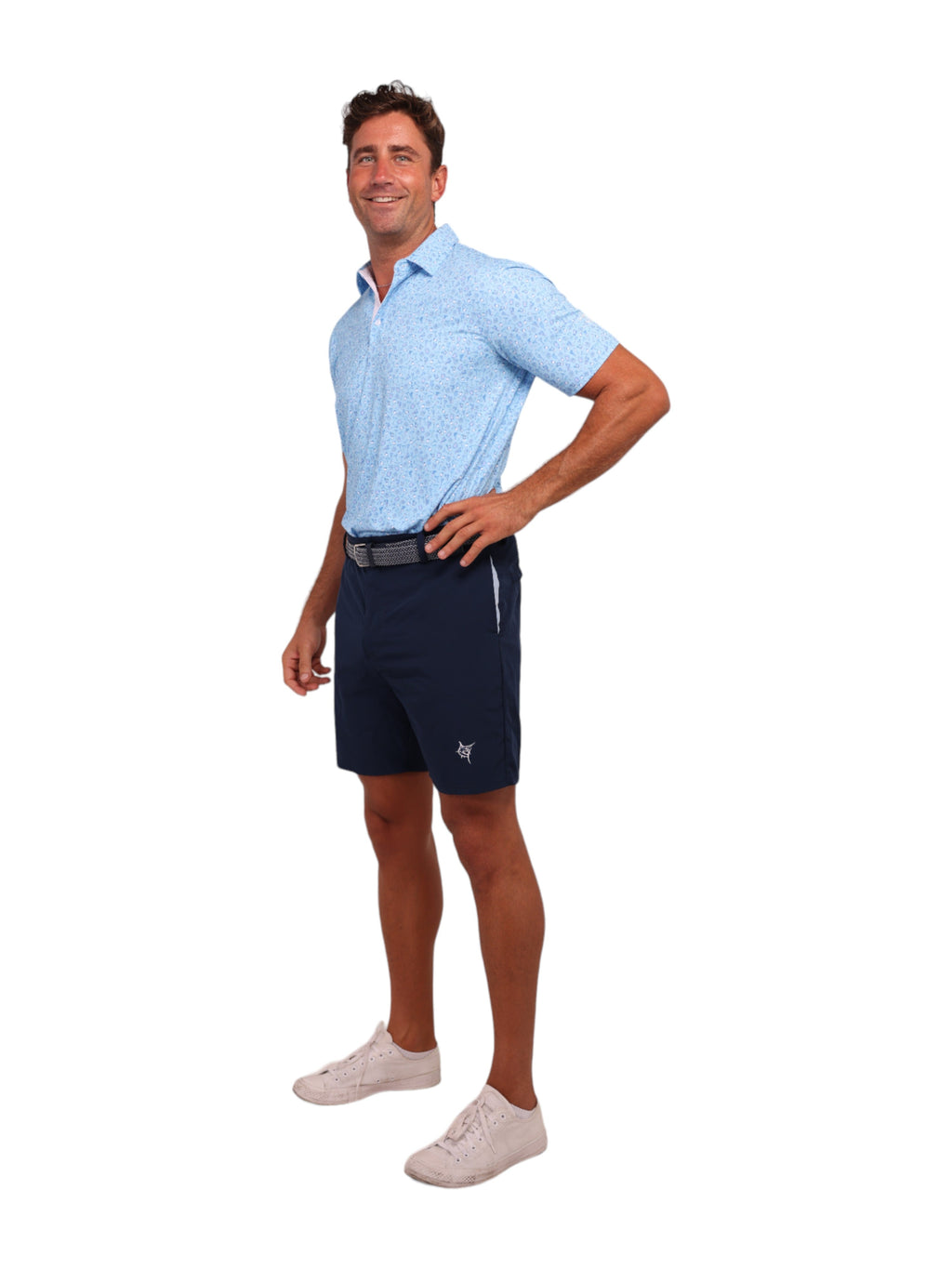 White Water Spirits Print Polo