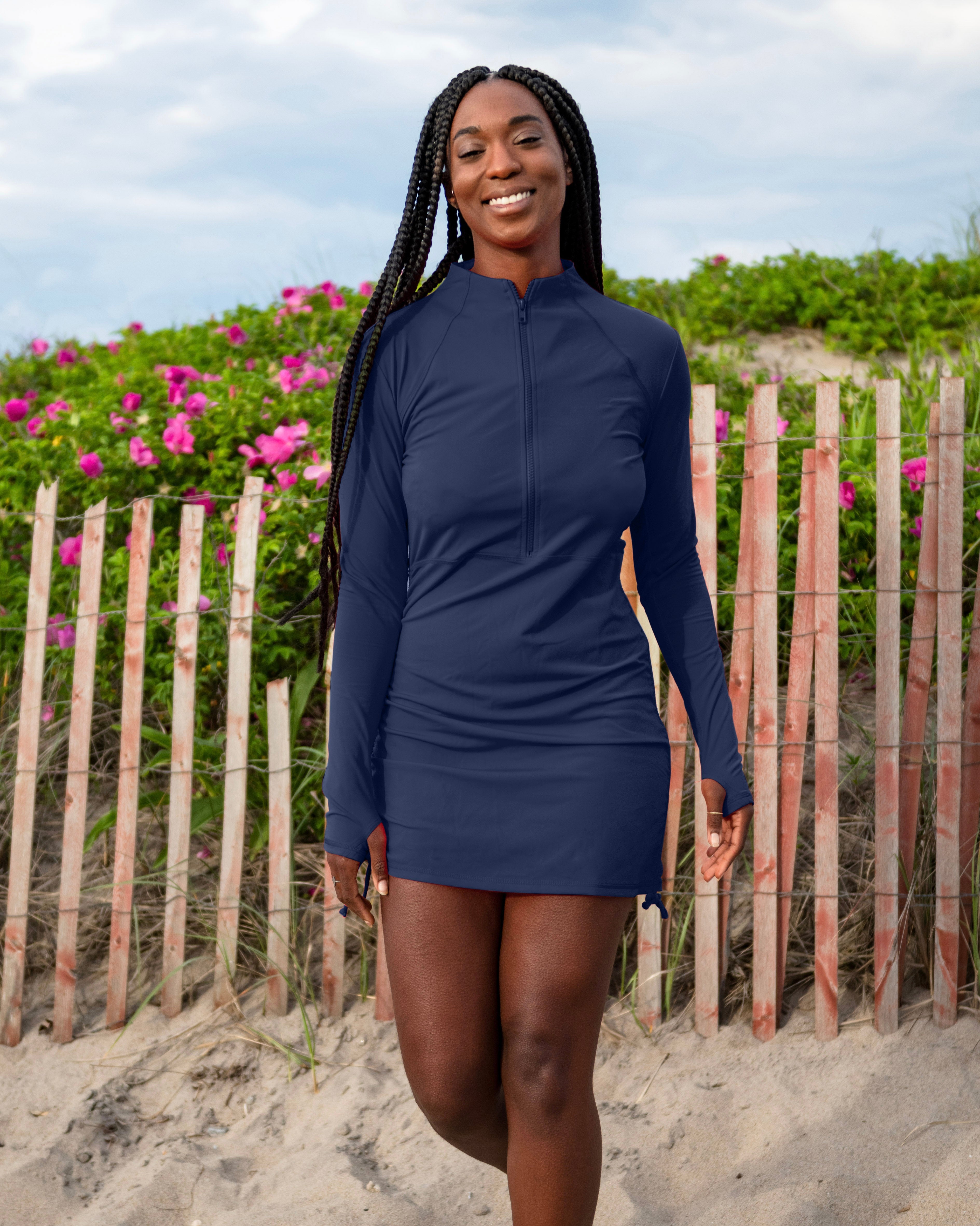 Line In The Sand Splash Around Swim Dress