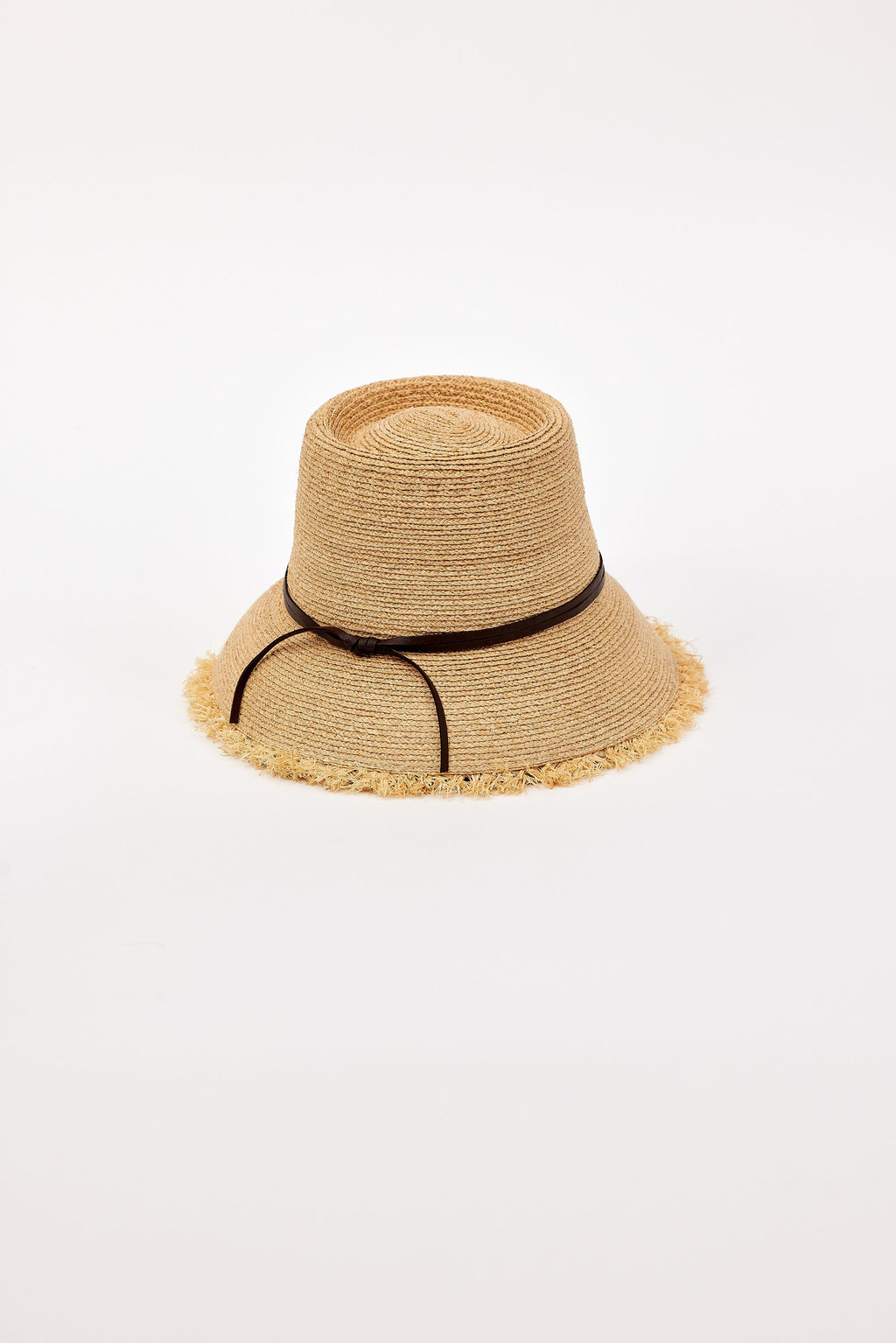 Hat Attack New York Zoe Lampshade, Natural/Chocolate