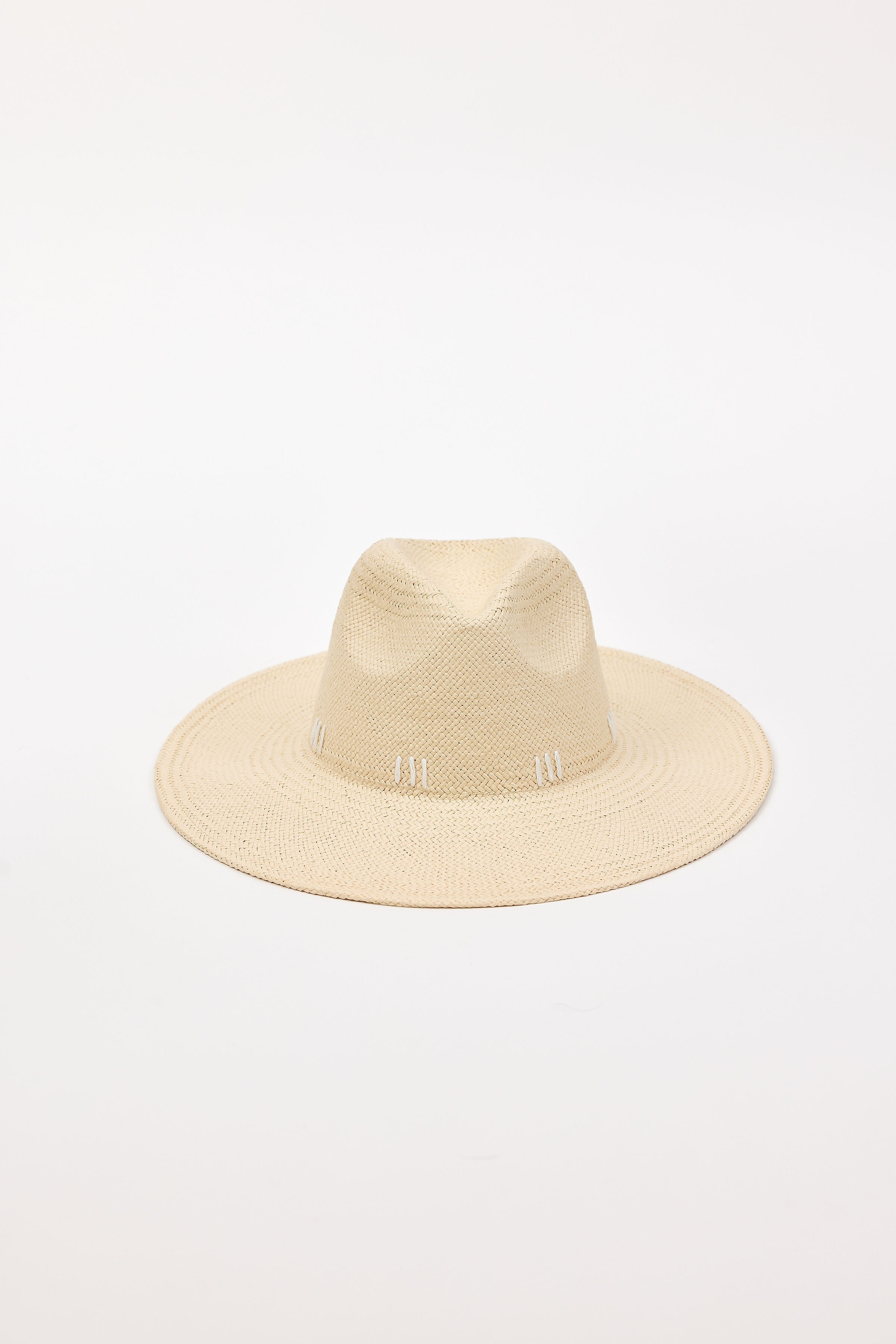 Hat Attack New York Stitched Packable, Natural/White