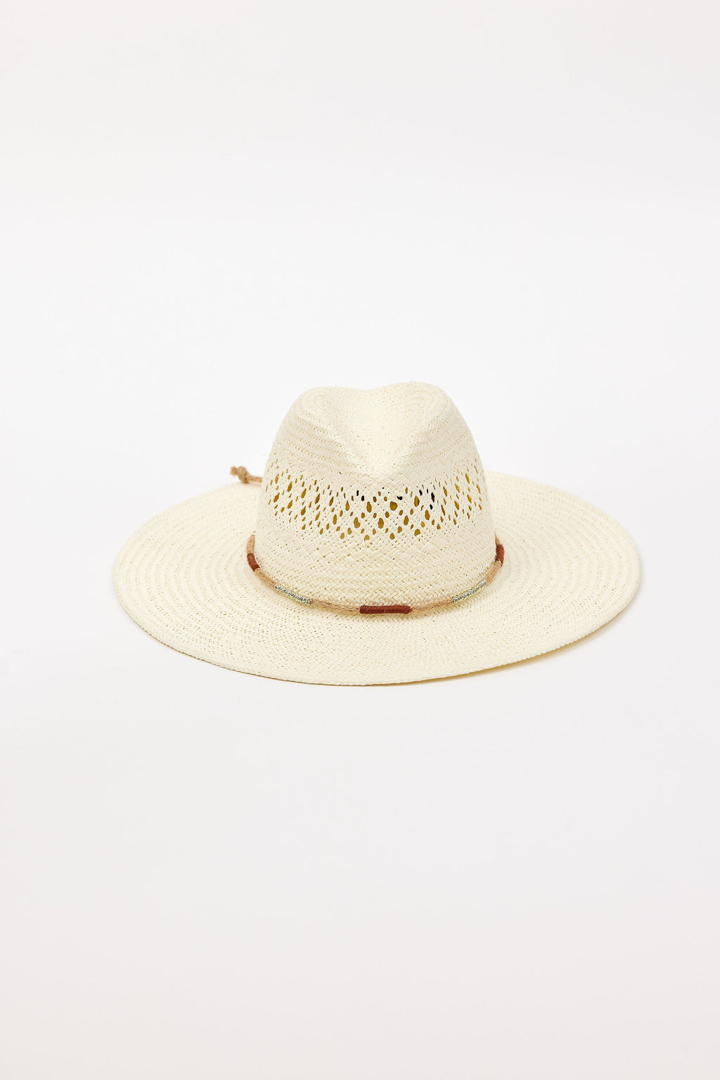 Hat Attack New York Luxe Packable Sunhat, Bleach/Jute