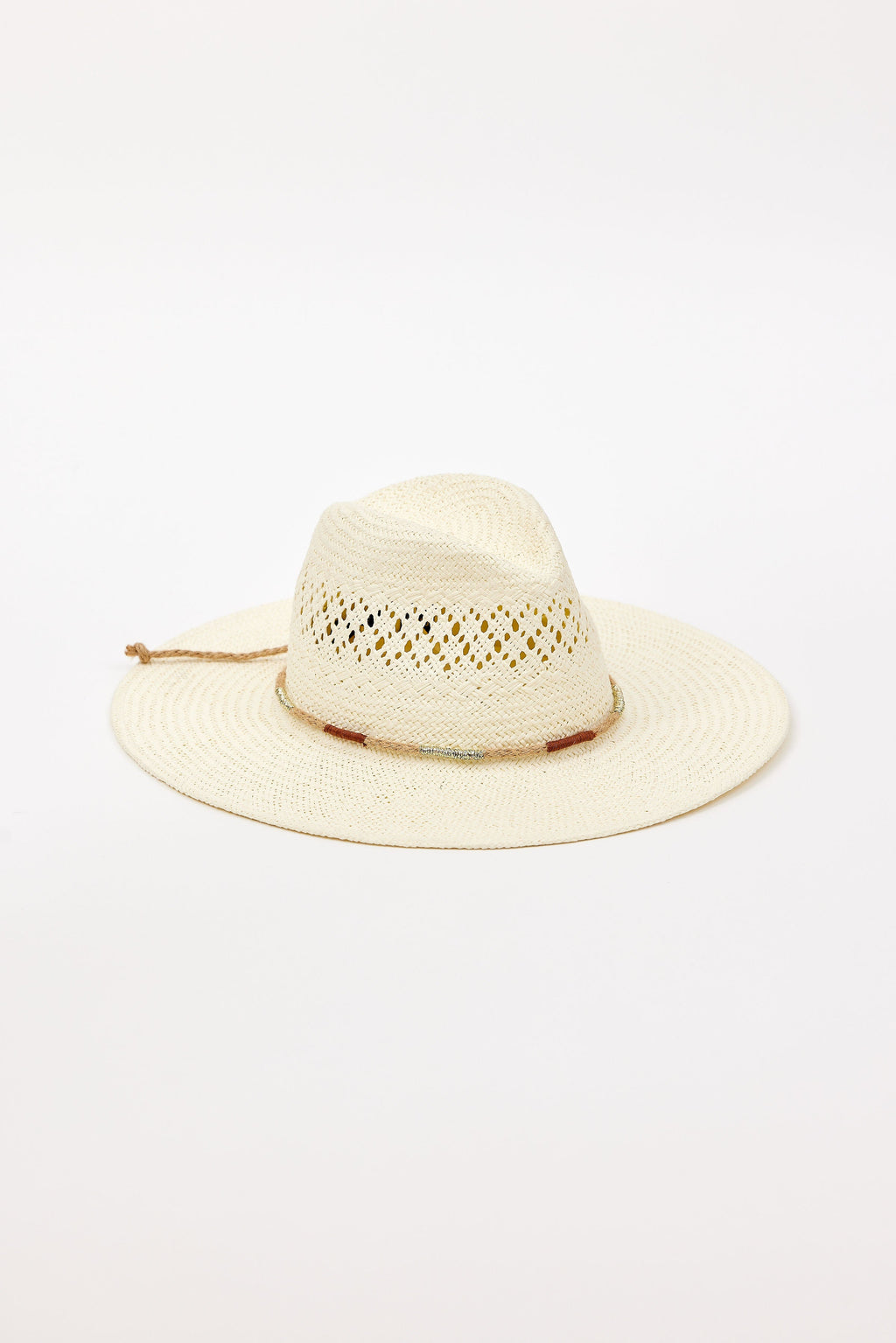Hat Attack New York Luxe Packable Sunhat, Bleach/Jute