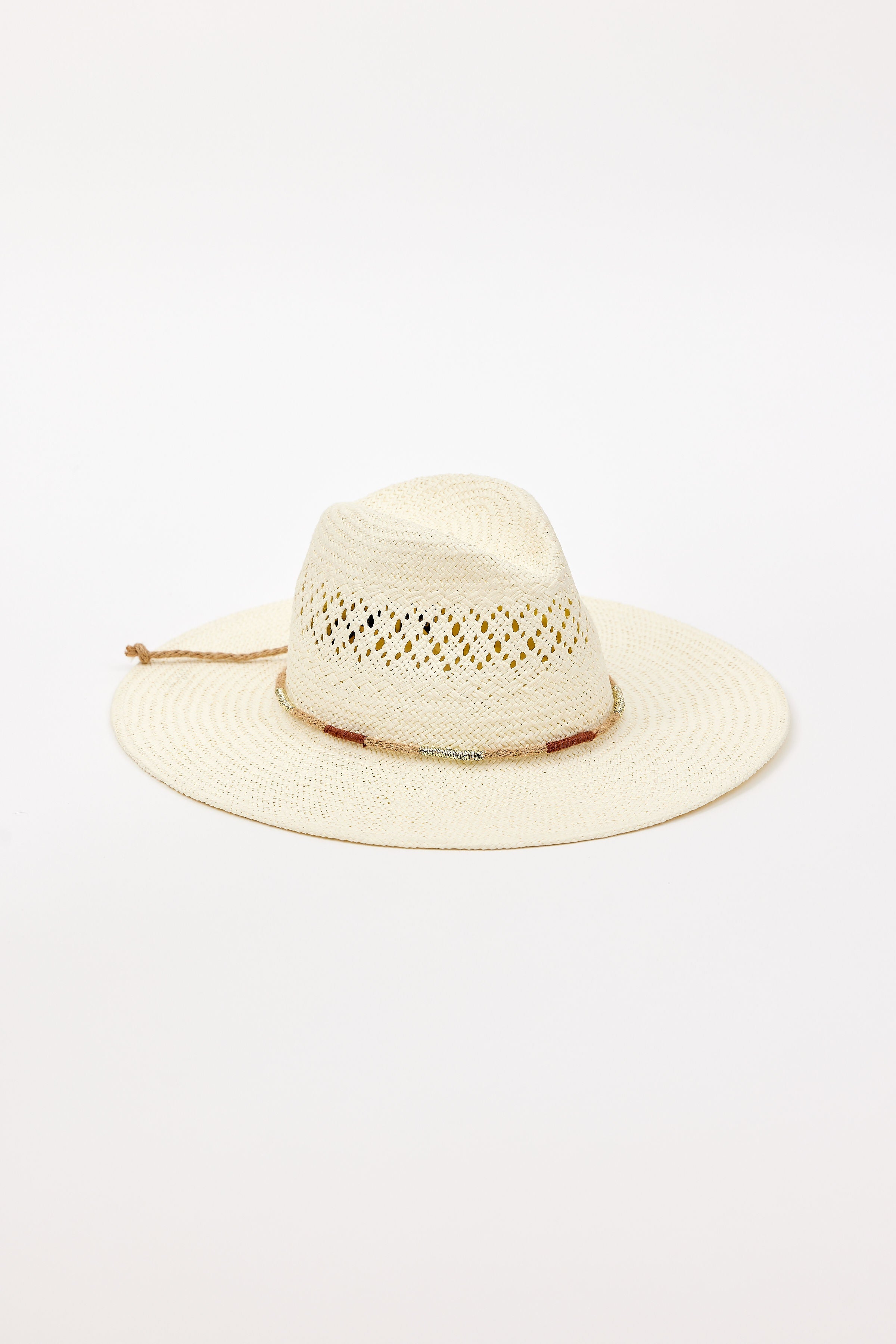 Hat Attack New York Luxe Packable Sunhat, Bleach/Jute