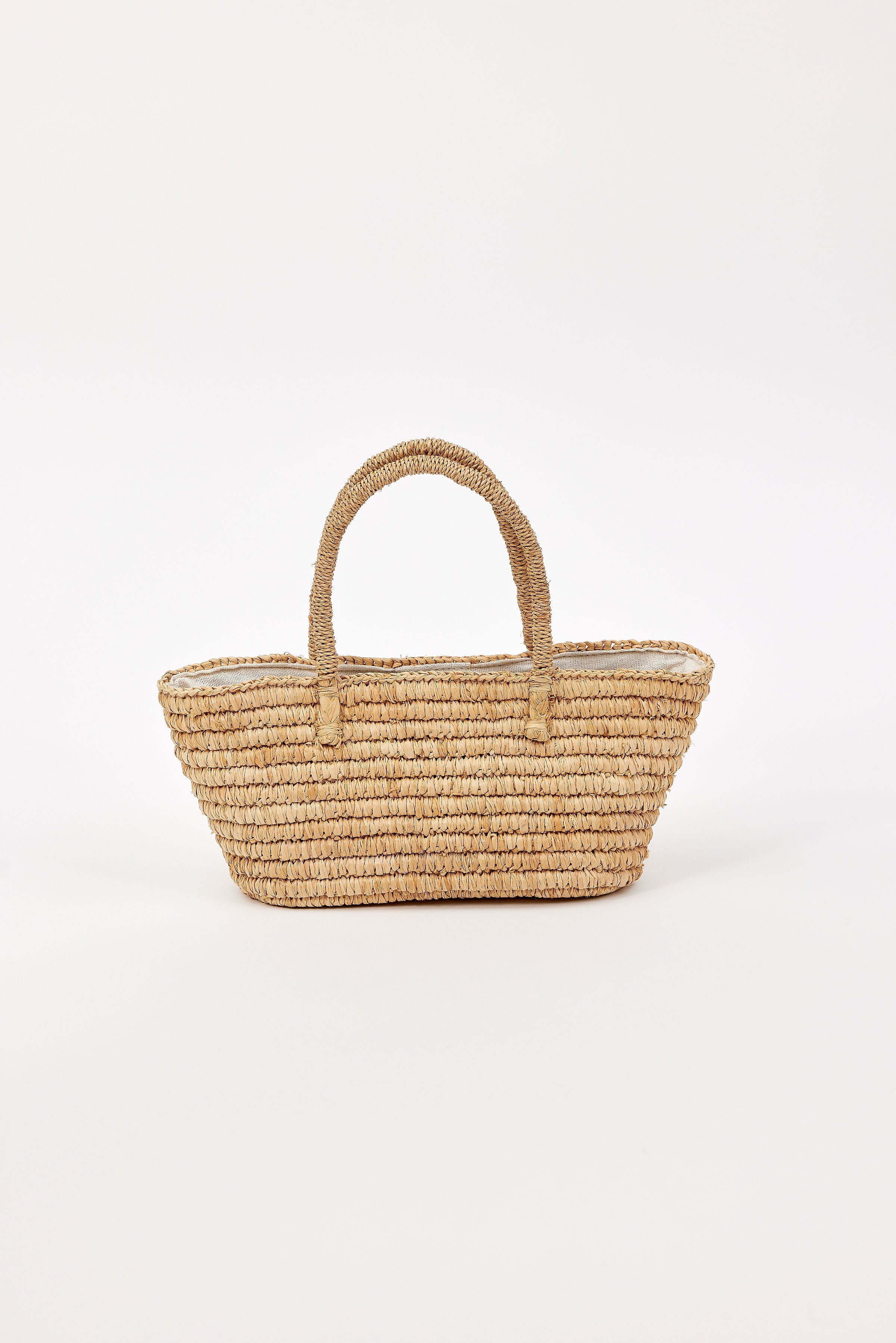 Hat Attack New York Anora Mini Bag, Natural