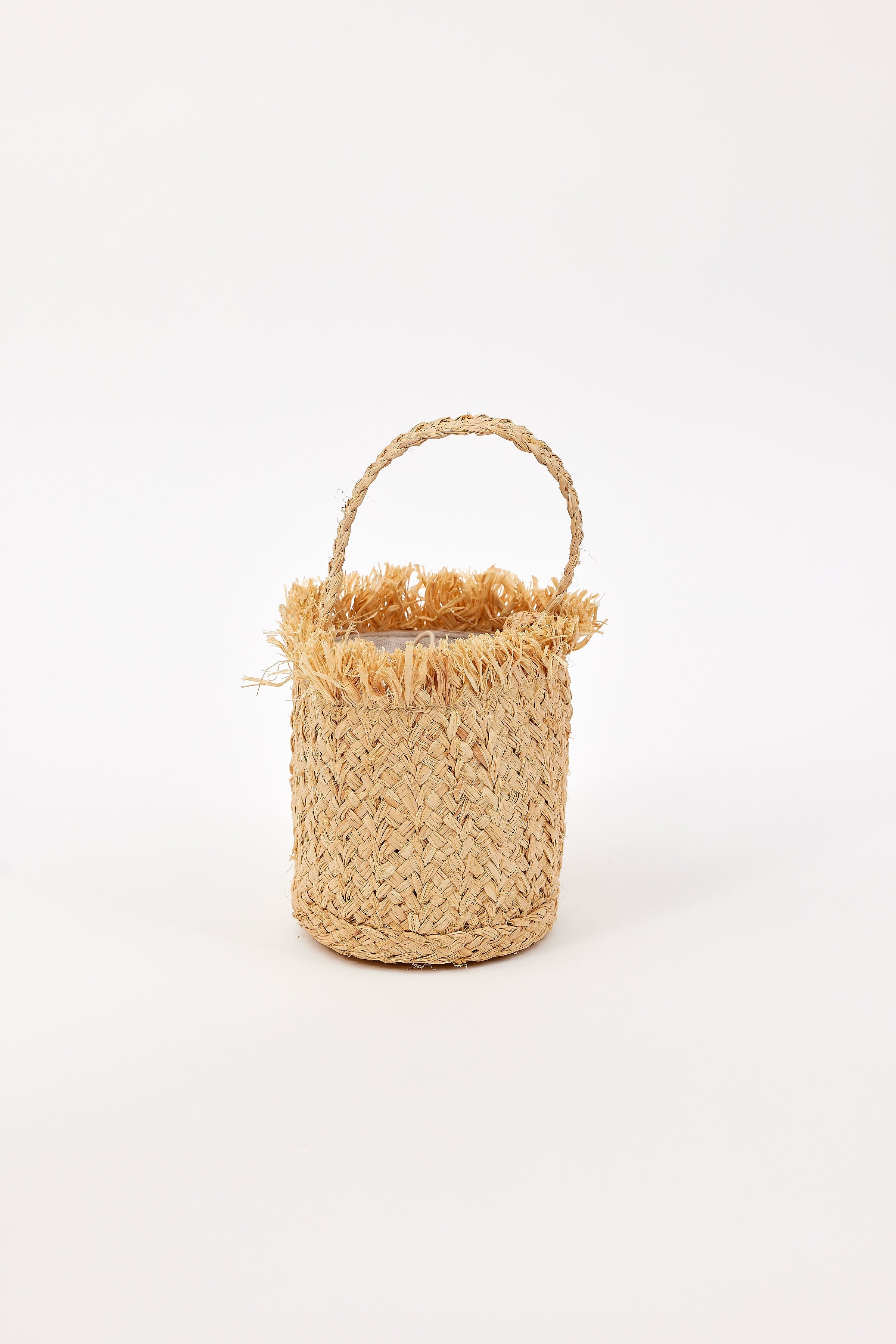 Hat Attack New York Margo Mini Fringe Bag, Natural