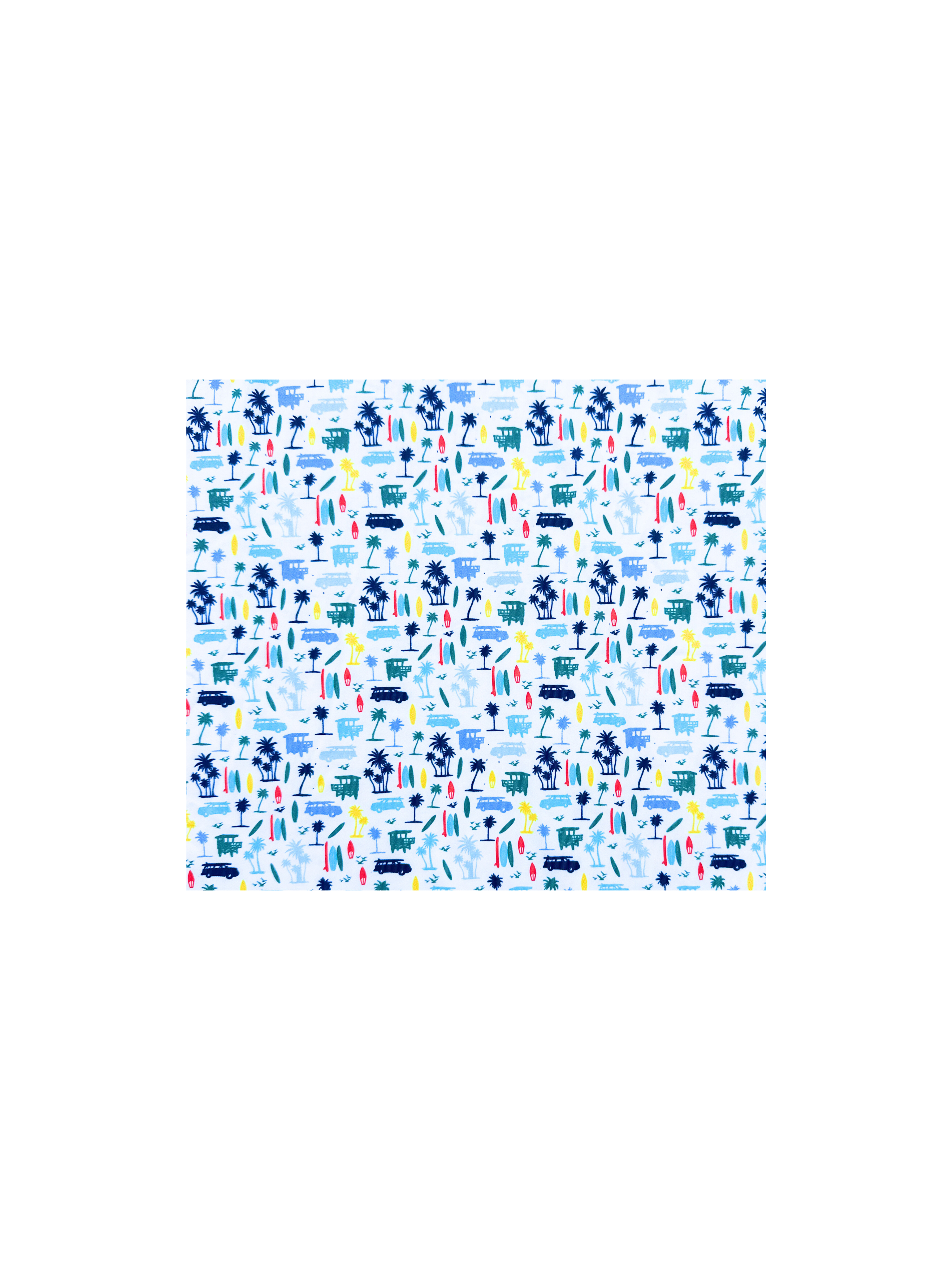 White Water Surfs Up Polo, Multi color