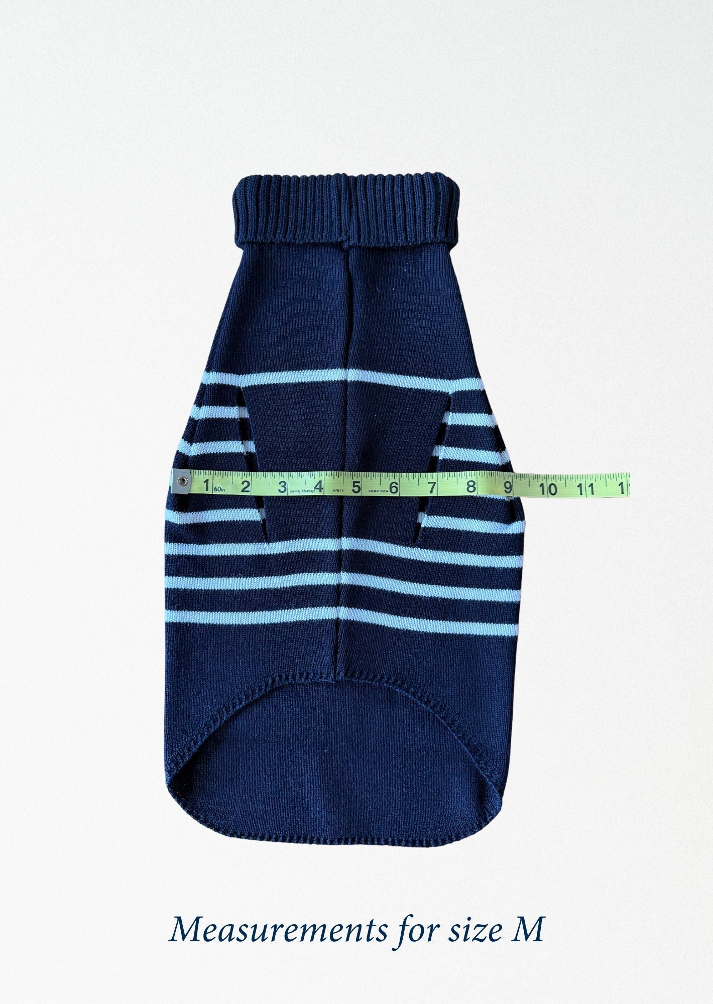 Saint James PARISIAN PUP SWEATER - Authentic Breton Striped Sweater for Dogs | Wool Blend (NAVY / IVORY)
