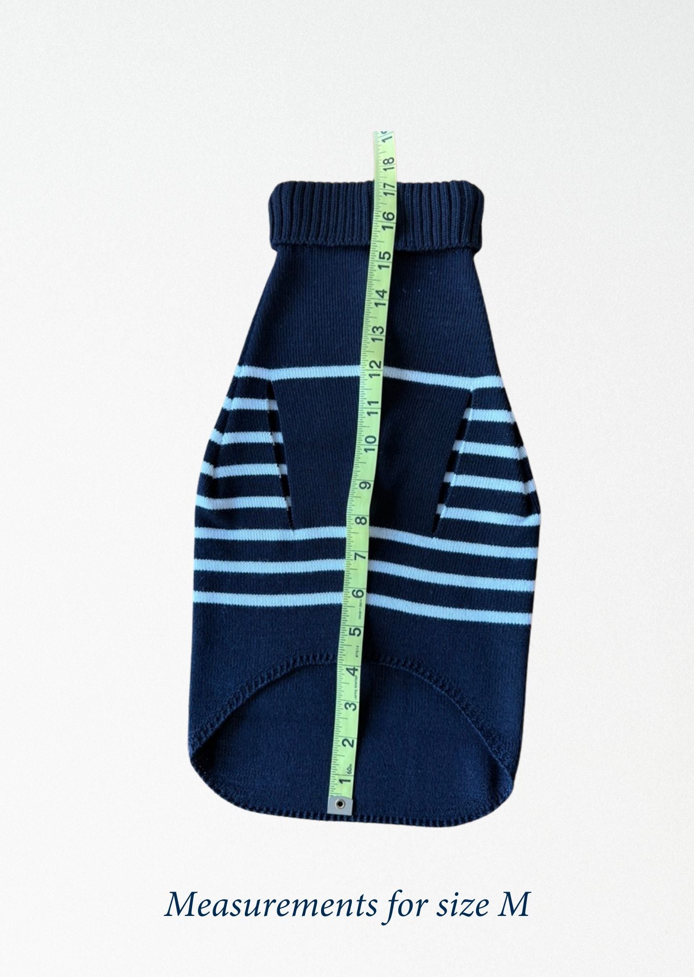 Saint James PARISIAN PUP SWEATER - Authentic Breton Striped Sweater for Dogs | Wool Blend (NAVY / IVORY)