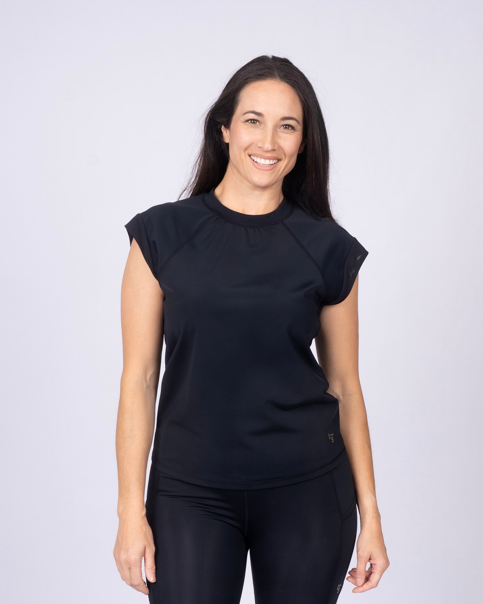 Line In The Sand Swim & Sport Short Sleeve Top