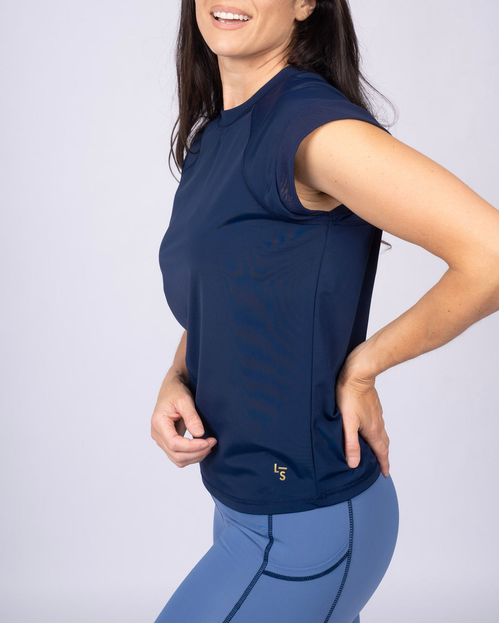 Line In The Sand Swim & Sport Short Sleeve Top