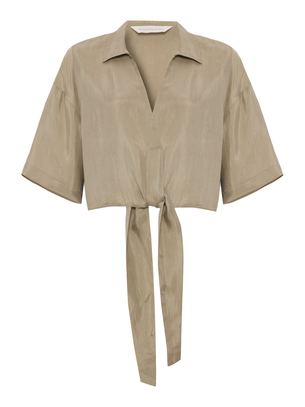 The Handloom Lucid Tie Shirt Khaki Green