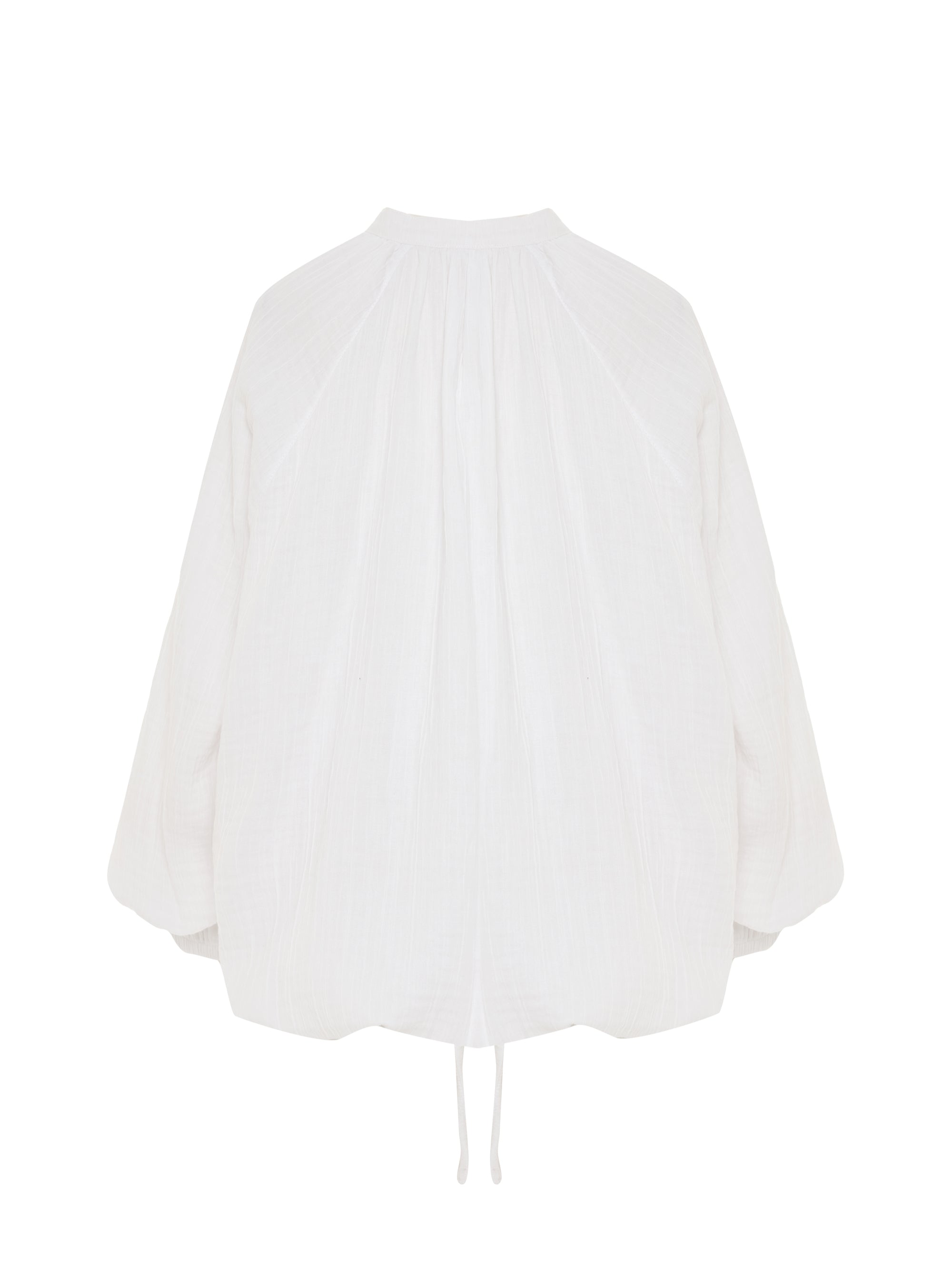 Kaya Buttoned Blouse - White