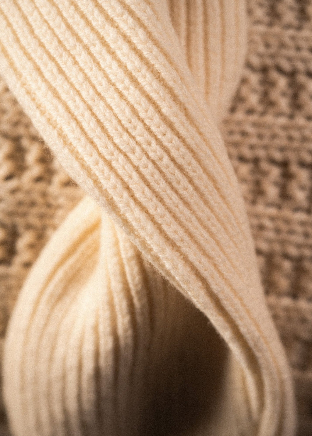 Saint James TIGNES - Textured Cable Knit Sweater | 100% Wool (WINTER WHITE)