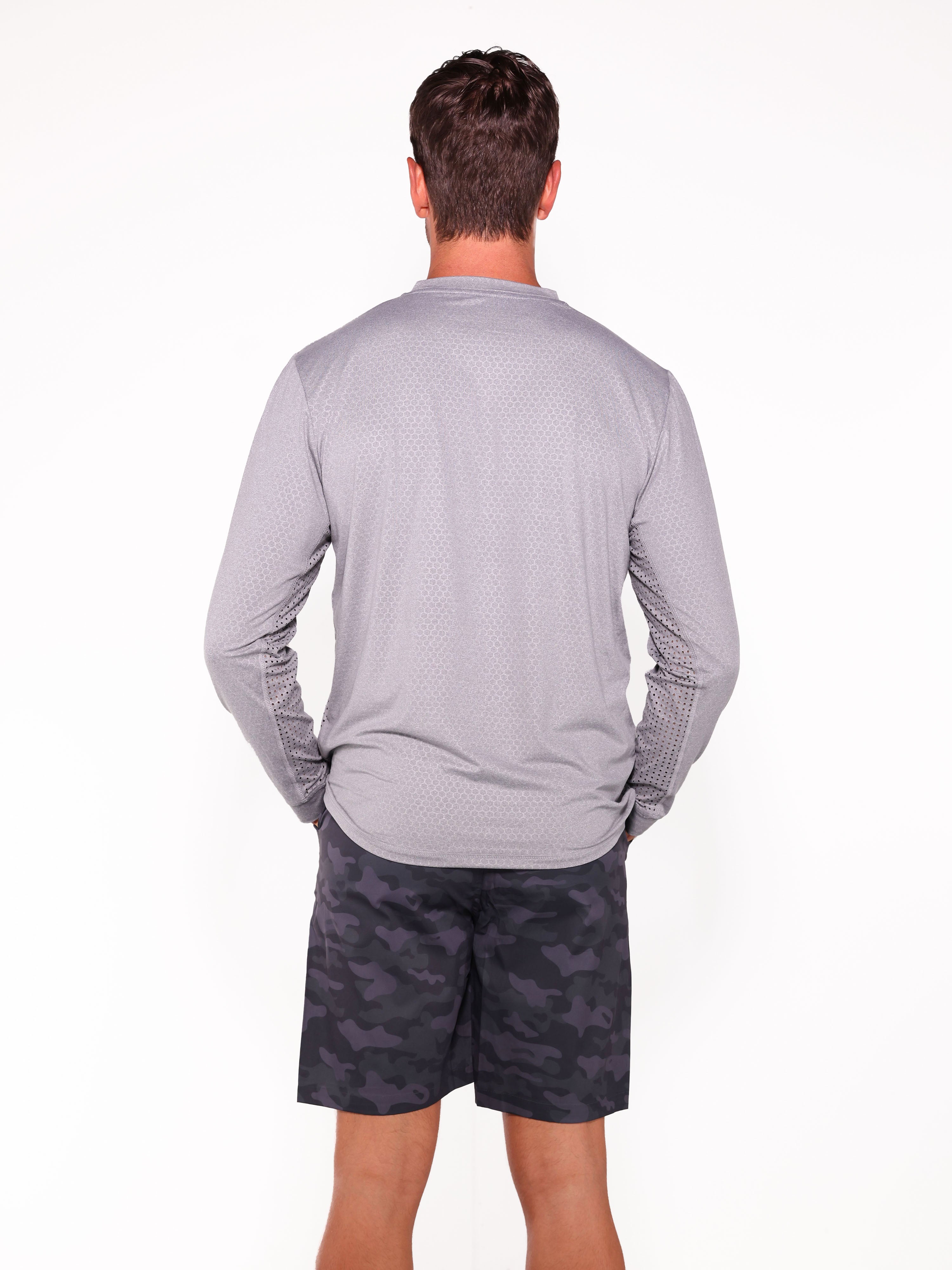 White Water Nautiflex Performance Tee, Grey