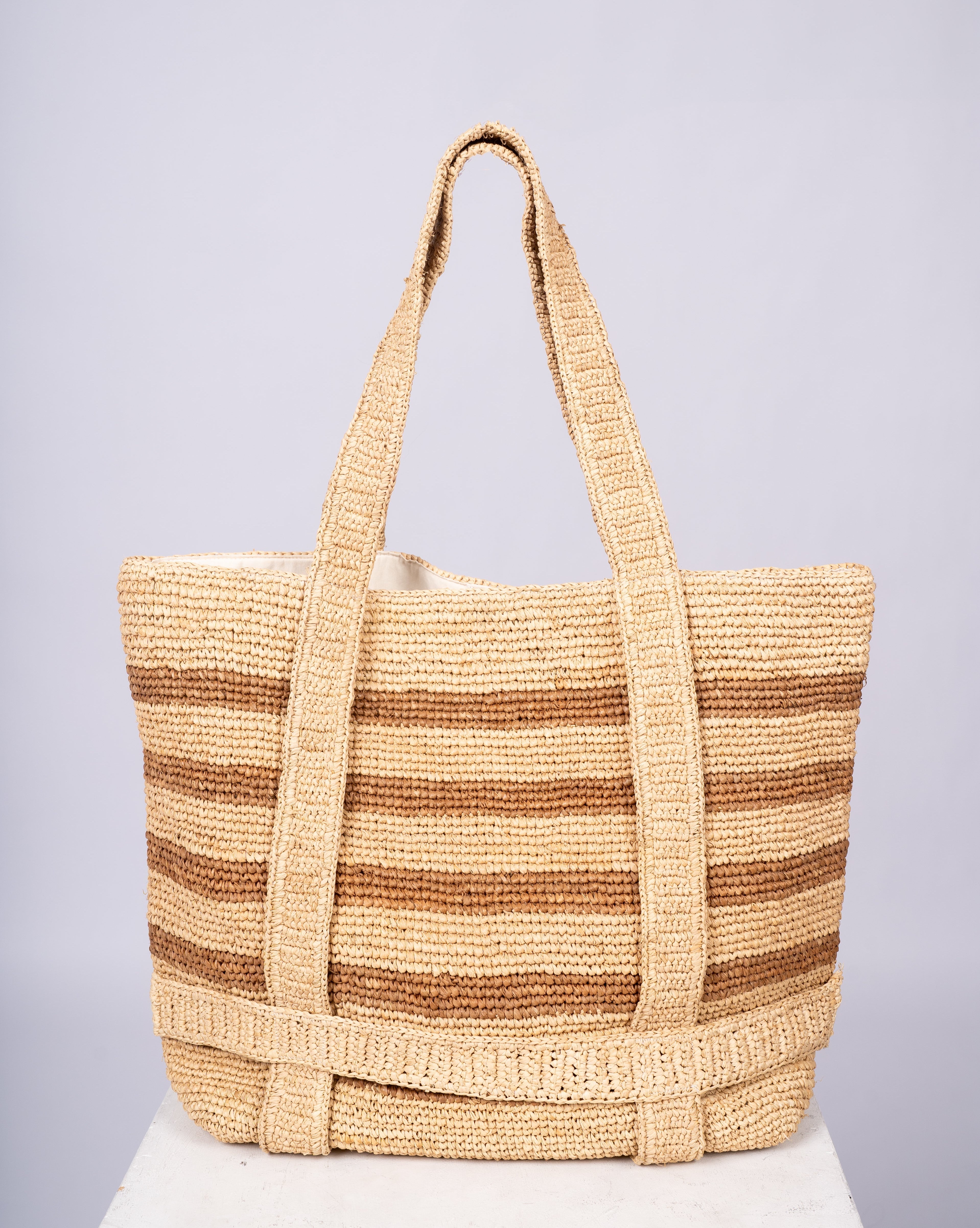 Line in the Sand The Original Straw Traveler Bag