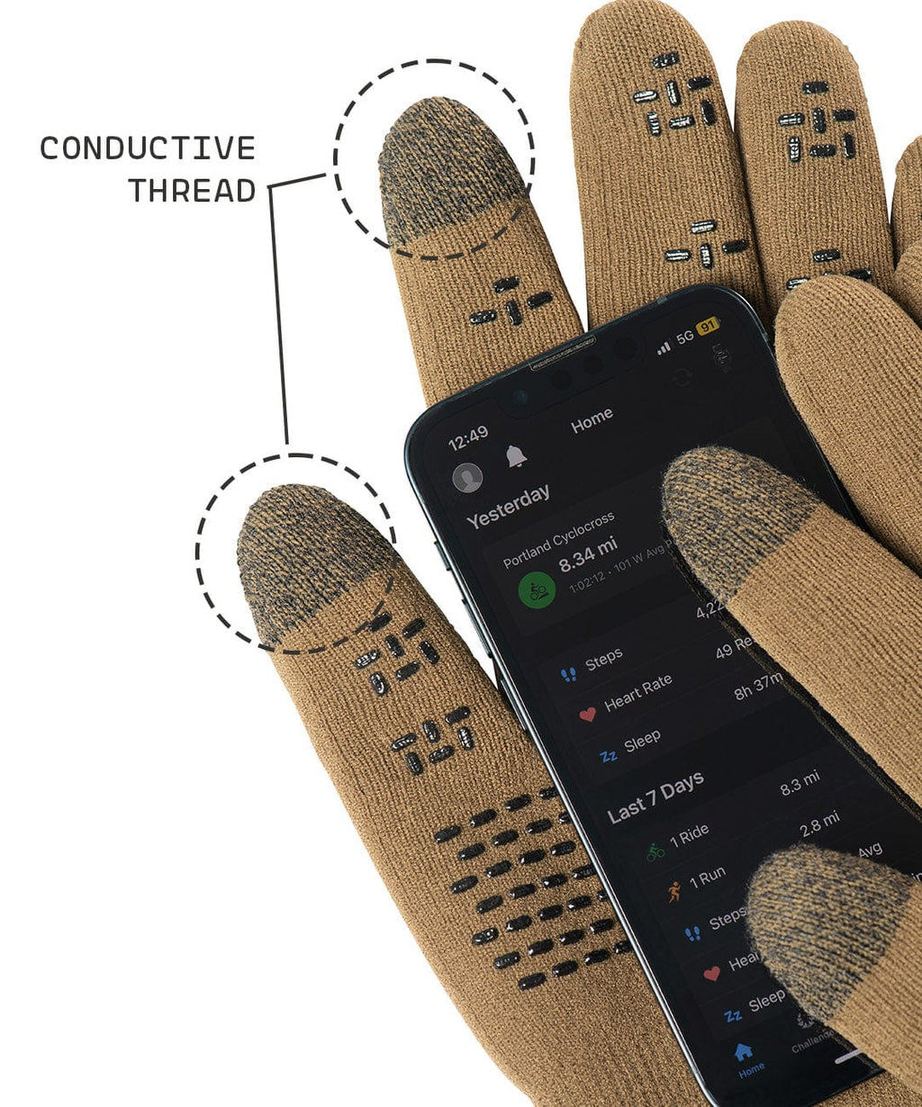 Showers Pass Cross Point Waterproof Knit Gloves: Pro Wool