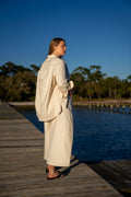 The Ansea Twill Button Down Shirt - Bone White