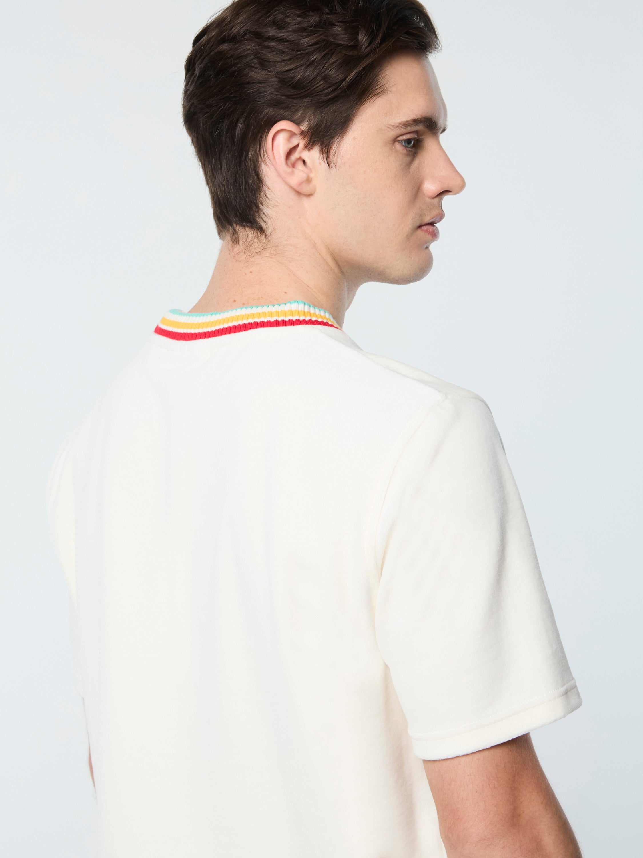 Slice T-Shirt- Gardenia/ Gold