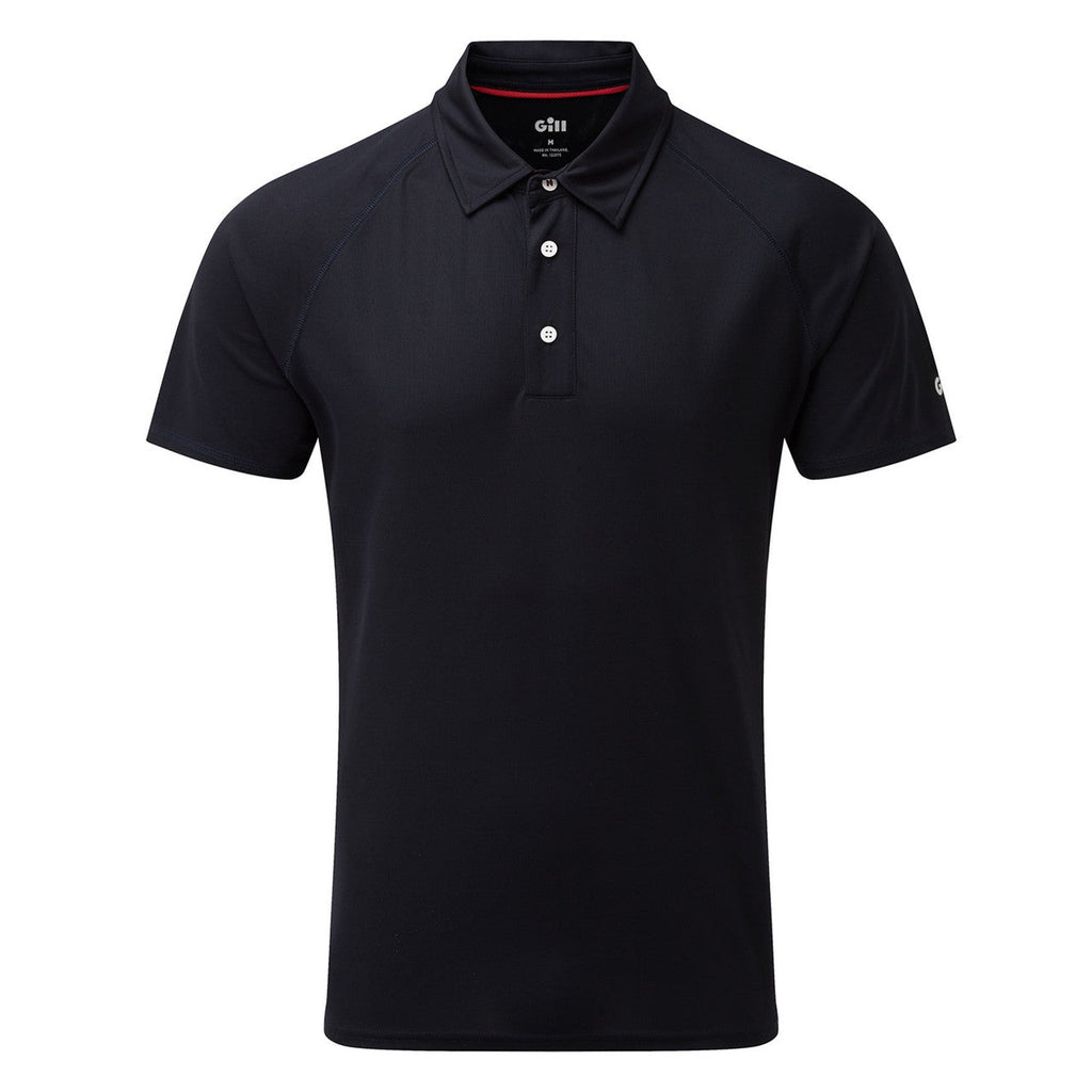 Gill Men’s UV Tec Polo Black - White