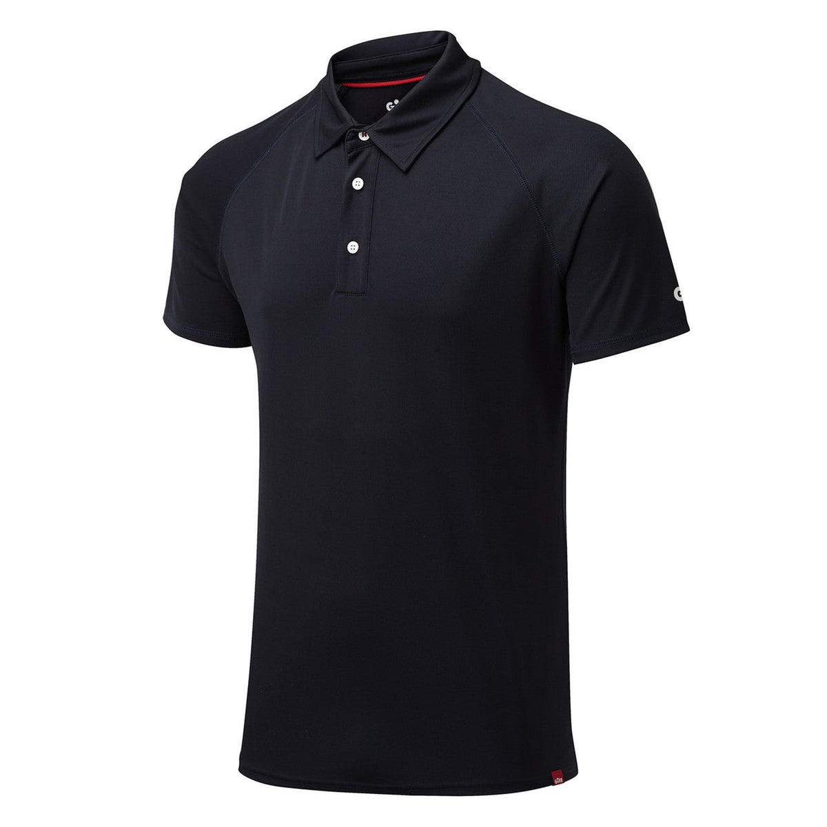 Gill Men’s UV Tec Polo Black - Medium Grey