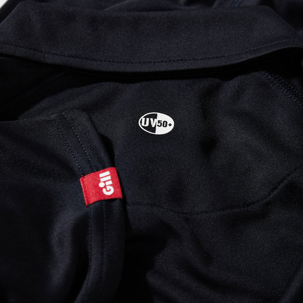 Gill Men’s UV Tec Polo Black - Navy