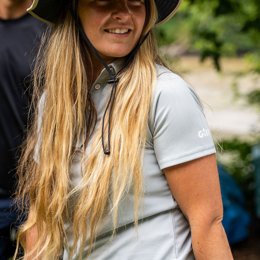 Gill Women’s UV Tec Polo - Medium Grey