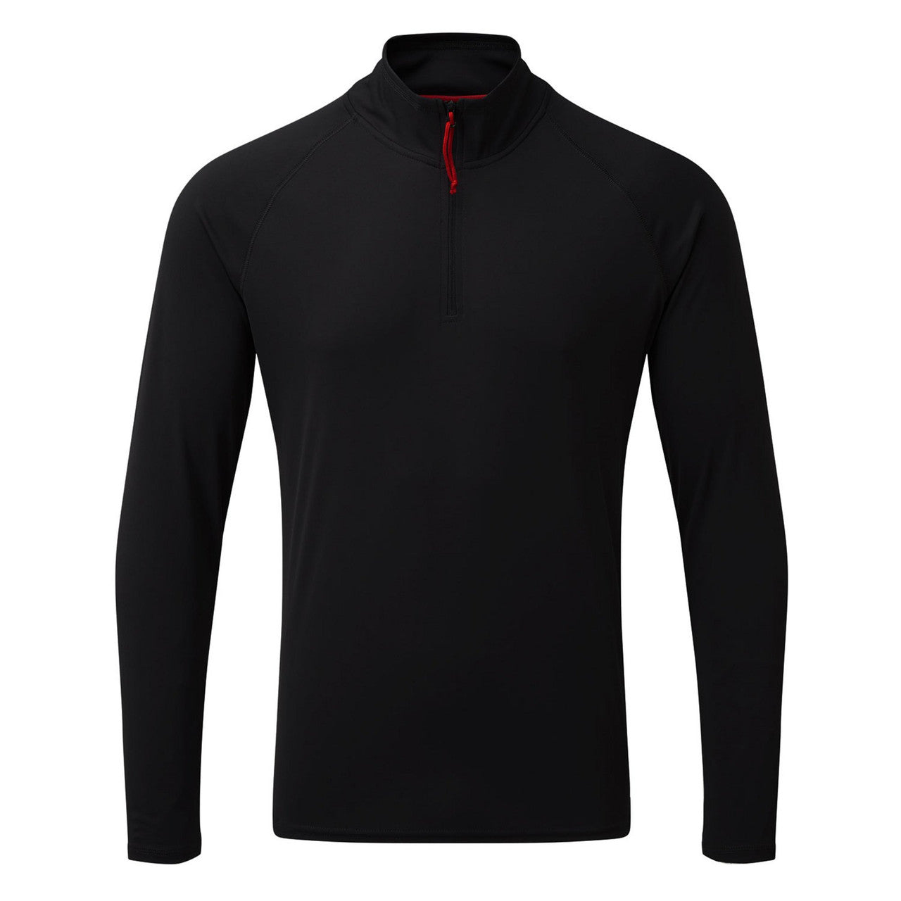 Gill Men’s UV Tec Long Sleeve Zip Tee Black