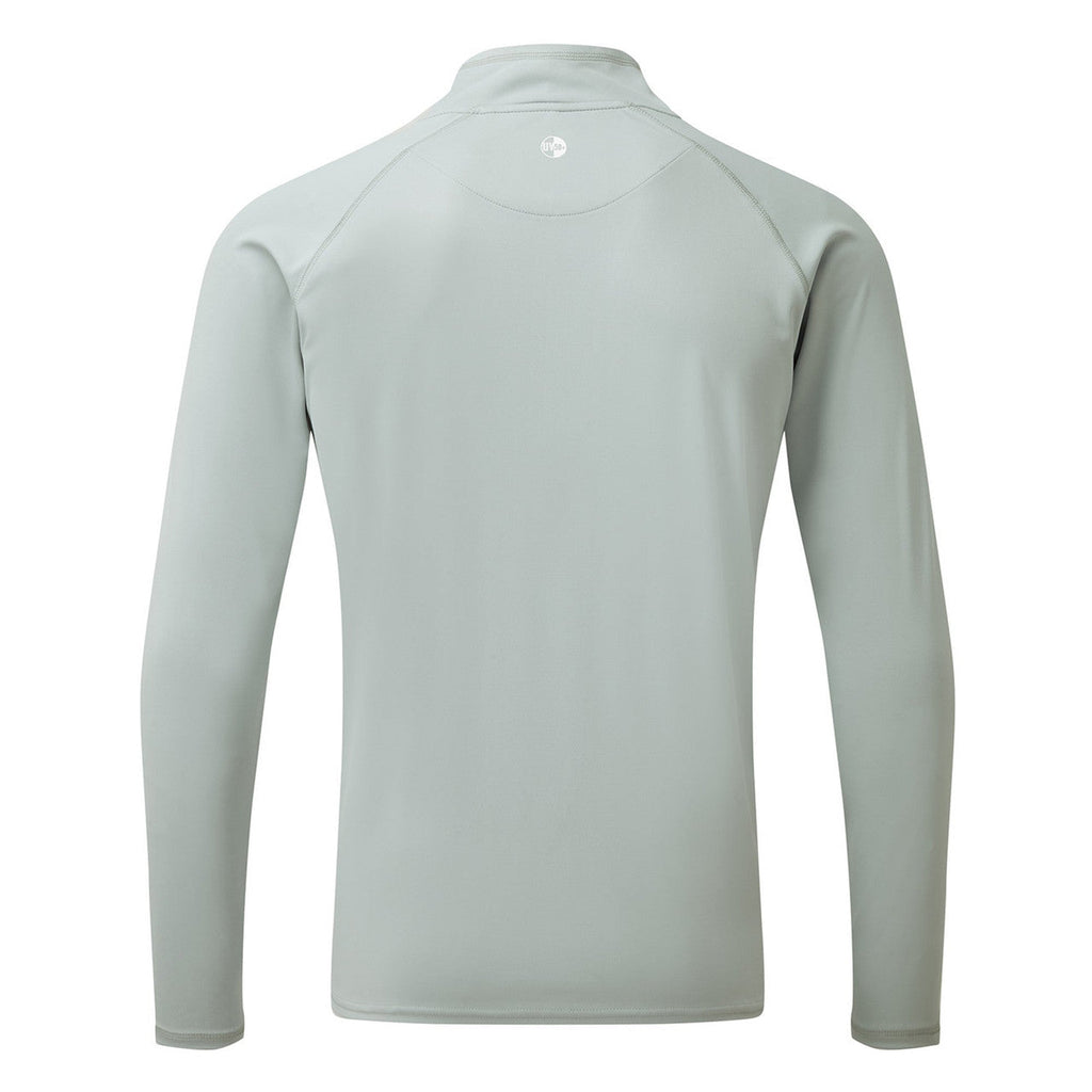 Gill Men’s UV Tec Long Sleeve Zip Tee - Black