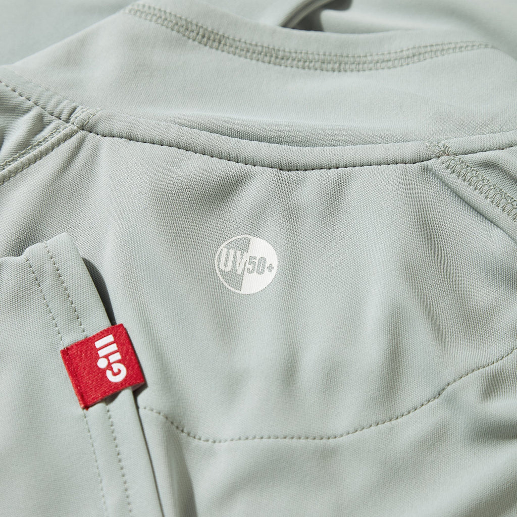 Gill Men’s UV Tec Long Sleeve Zip Tee Black