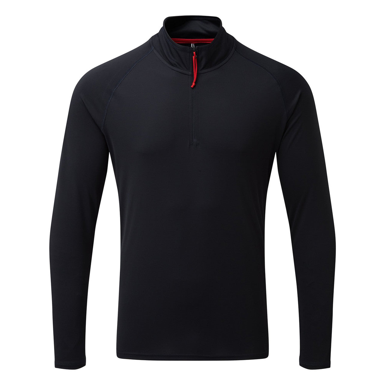 Gill Men’s UV Tec Long Sleeve Zip Tee Black