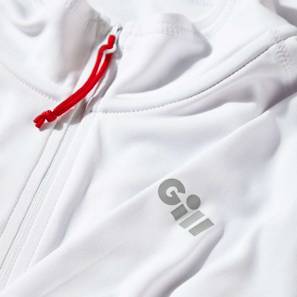 Gill Men’s UV Tec Long Sleeve Zip Tee Black