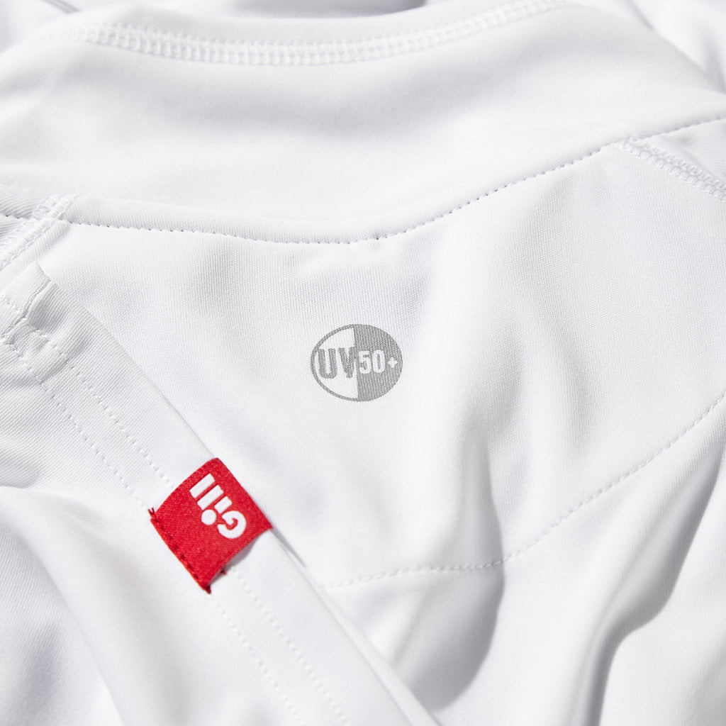 Gill Men’s UV Tec Long Sleeve Zip Tee Black